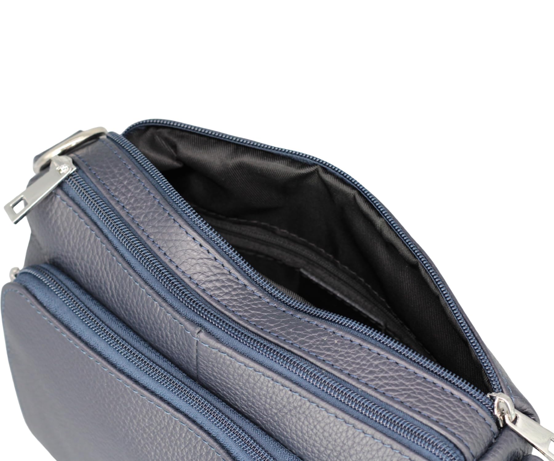 Brise Art PALMA Damen Umhängetasche Echtleder Handgefertigt Crossbody Bag | Damen Schultertasche mit verstellbarem Ledergurt, Echtes Leder, 5 Fächer, Wasserabweisend, Made in Italy