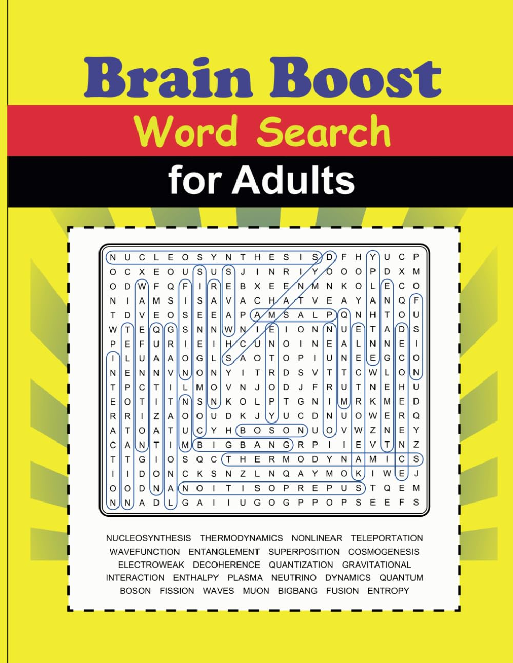 Brain Boost Word Search for Adults