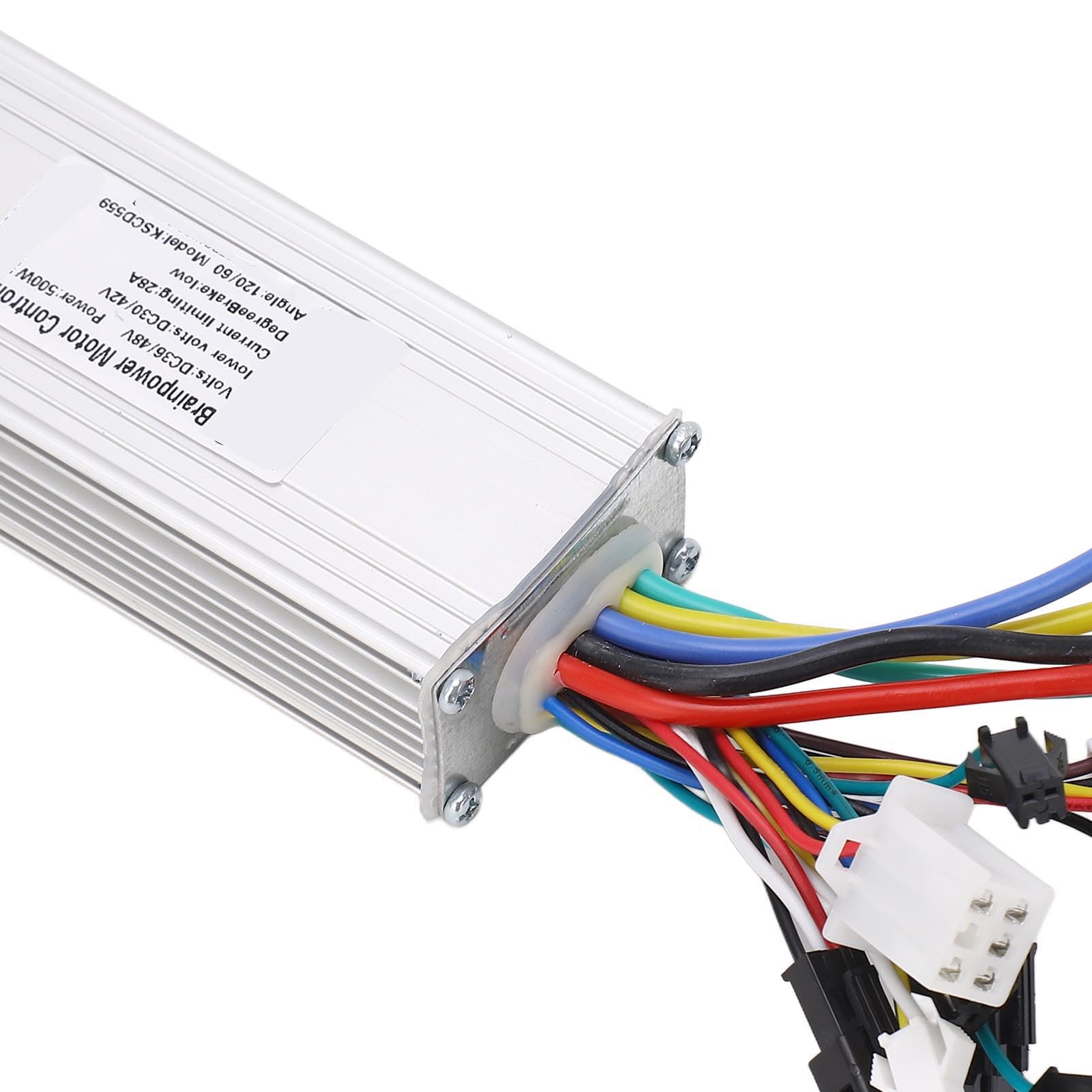 FILFEEL Contrôleur de Moteur sans Balais pour Vélo électrique 500W 36V 48V, avec Boîtier en Aluminium pour Balade