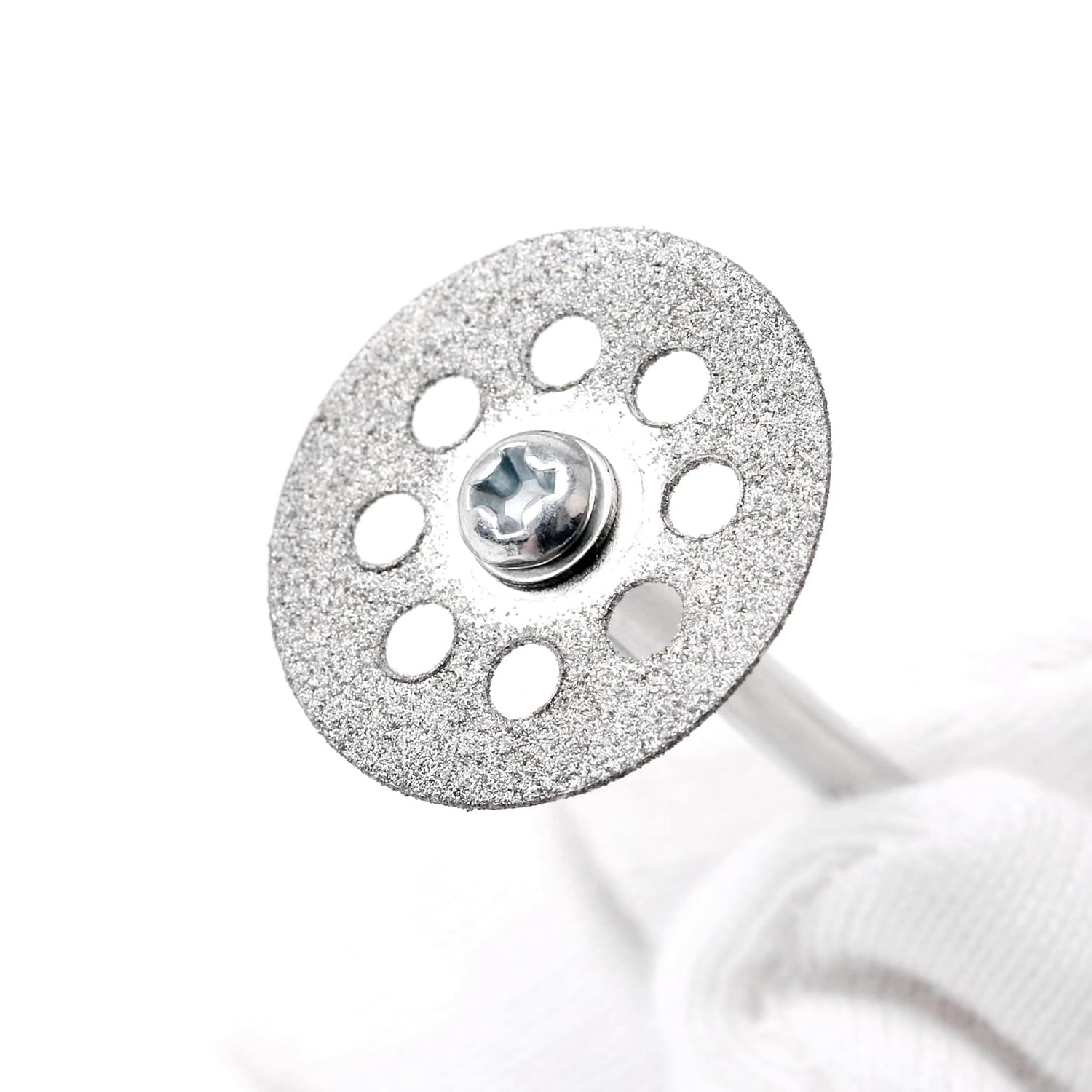 22mm 7/8" Diamond Cutting Wheel, 3mm 1/8 Inch Mandrel Cut Off Discs Rotray Tools for Dremel Pack of 12 Pcs
