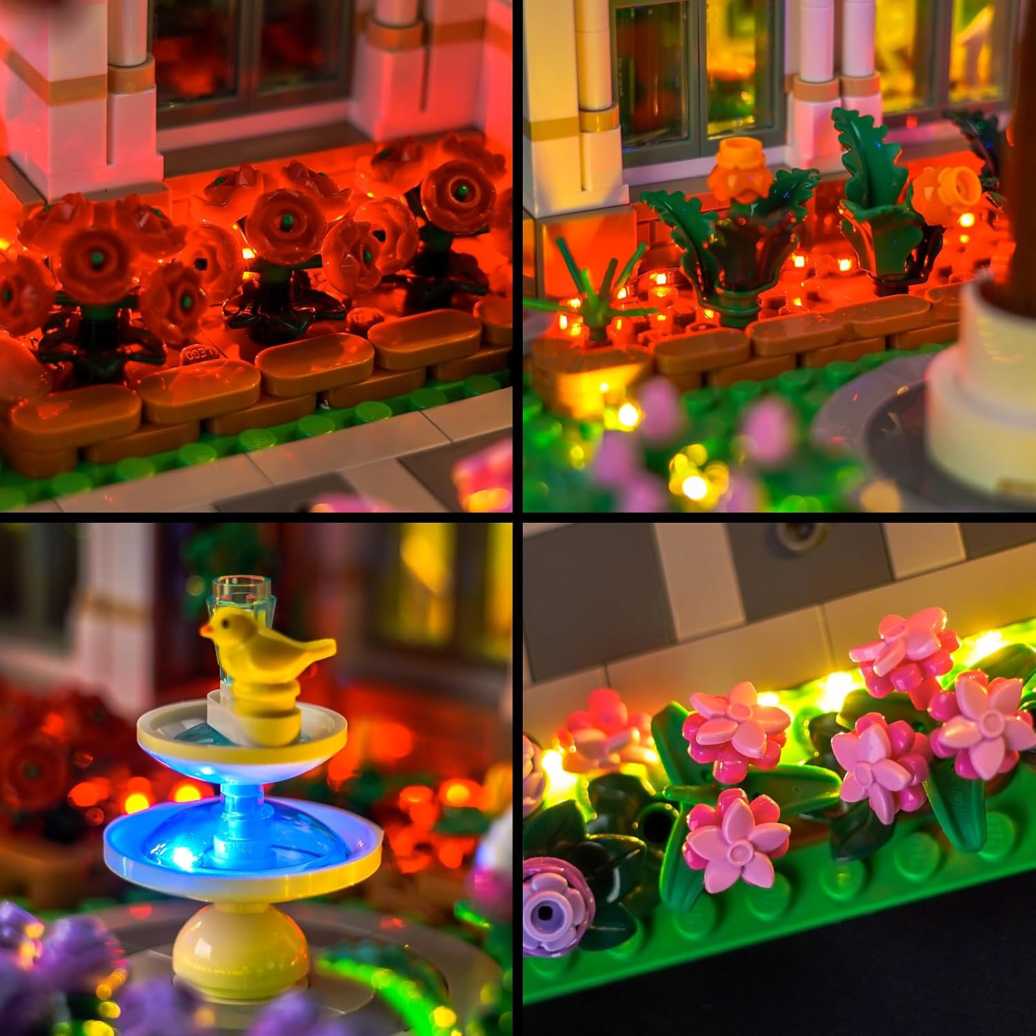 BrickBling LED Light Compatible with Lego The Botanical Garden, Creative Lighting Kit Compatible with Lego 21353-No Bricks (Basic Version Light)