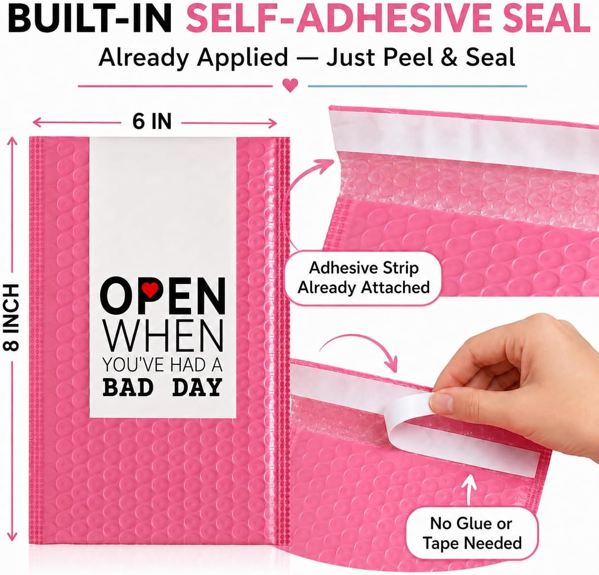 Open When Envelopes for College Student, College Daughter Son Gift, University Gifts, College Gifts, Leaving Home Gift, Going Away to College Gifts – 6 Pack Multi-color image 2