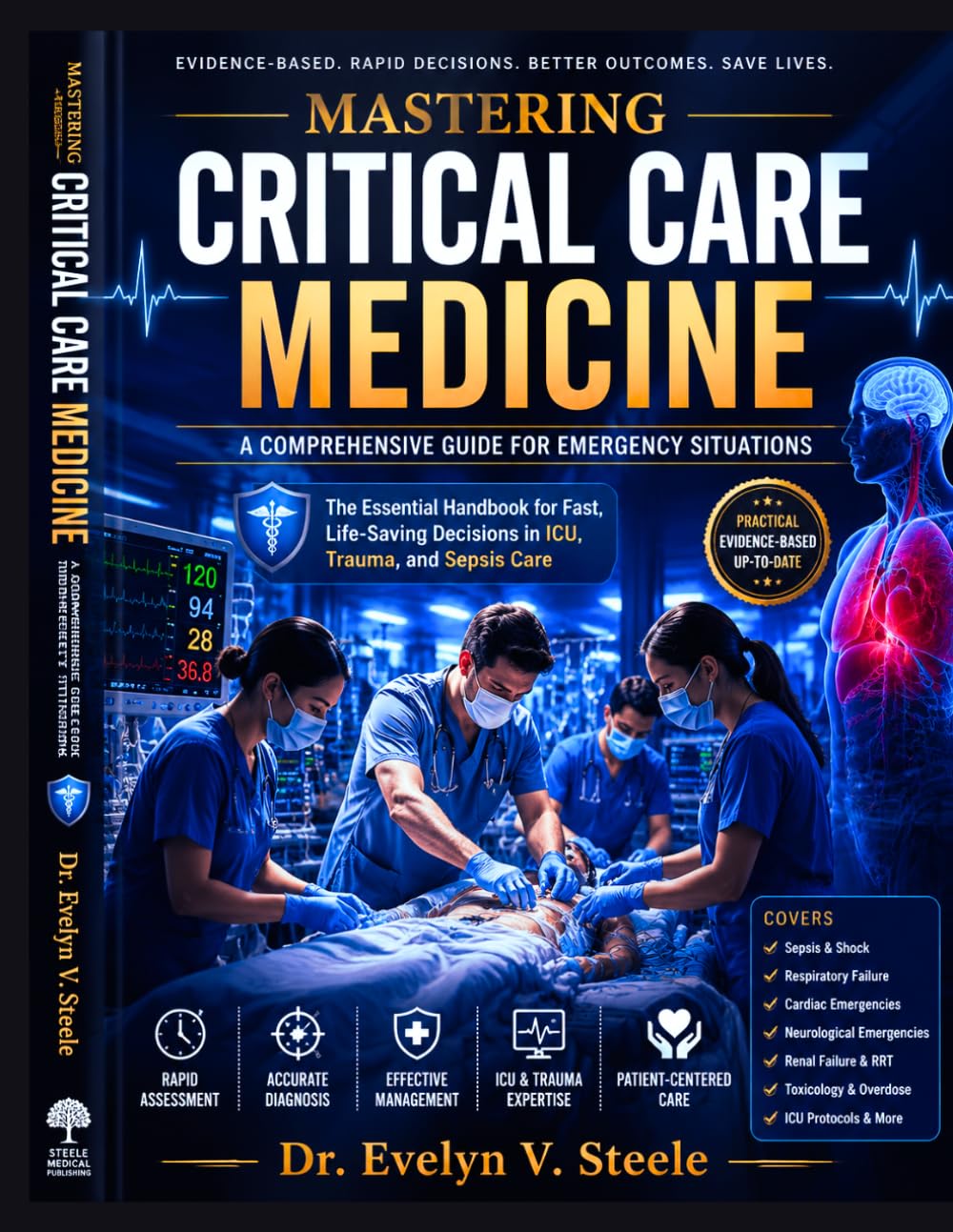 Mastering Critical Care Medicine: A Comprehensive Guide for Emergency Situations: The Essential Handbook for Fast, Life-Saving Decisions in ICU, Trauma, and Sepsis Care