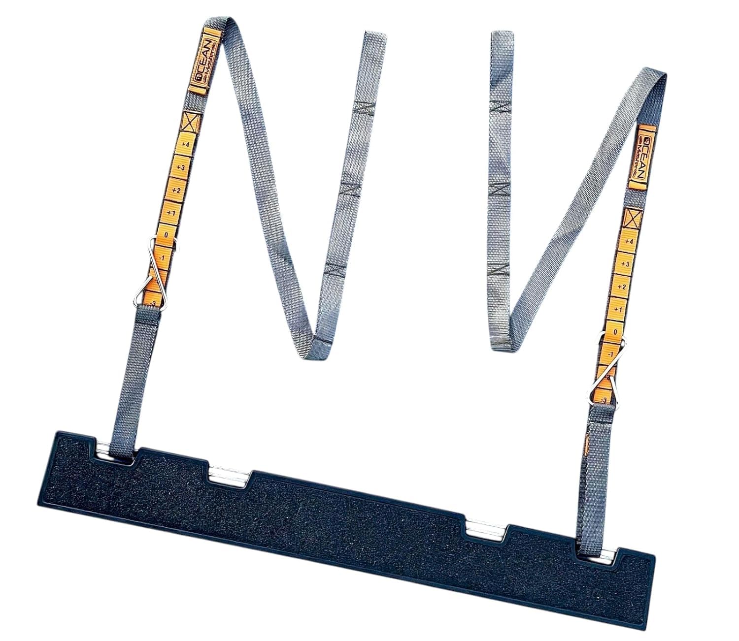 Ocean Master Back Stroke Start Wedge, Swimming Pool Training Device with Adjustable Straps, Black-image-7