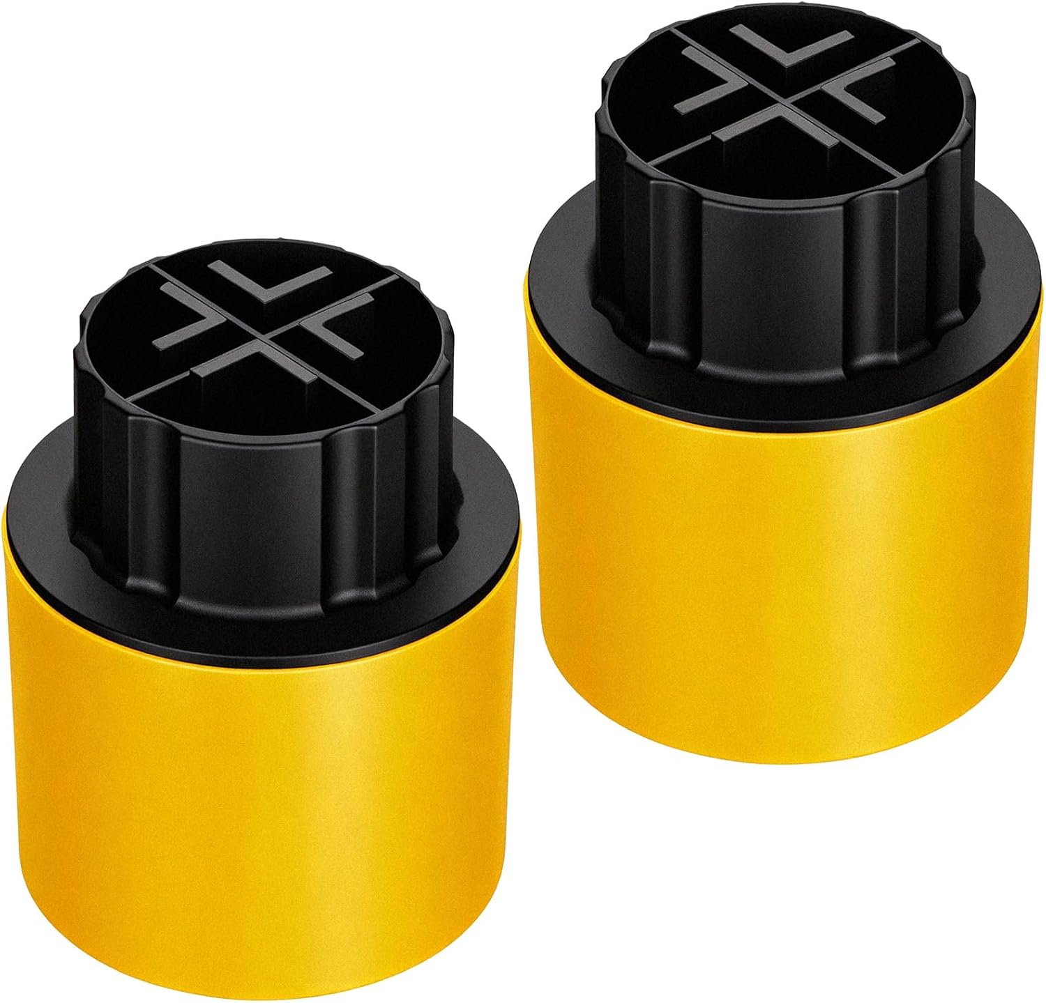 Remerry 2 Pcs Chemical Container Seal Remover Tool, 2.25 Inch Safety Seal Opener Industrial Drum & Bucket Container Opener for Chemical Jugs Containers (Yellow)