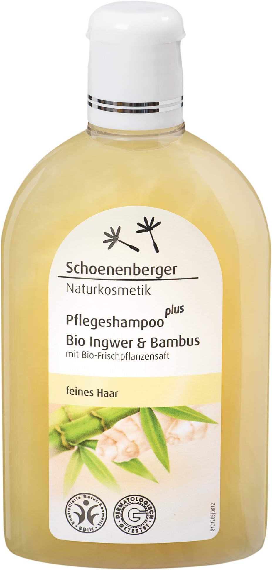 Schoenenberger Care Shampoo Plus Organic Ginger & Bamboo Pack of 2 x 250 ml