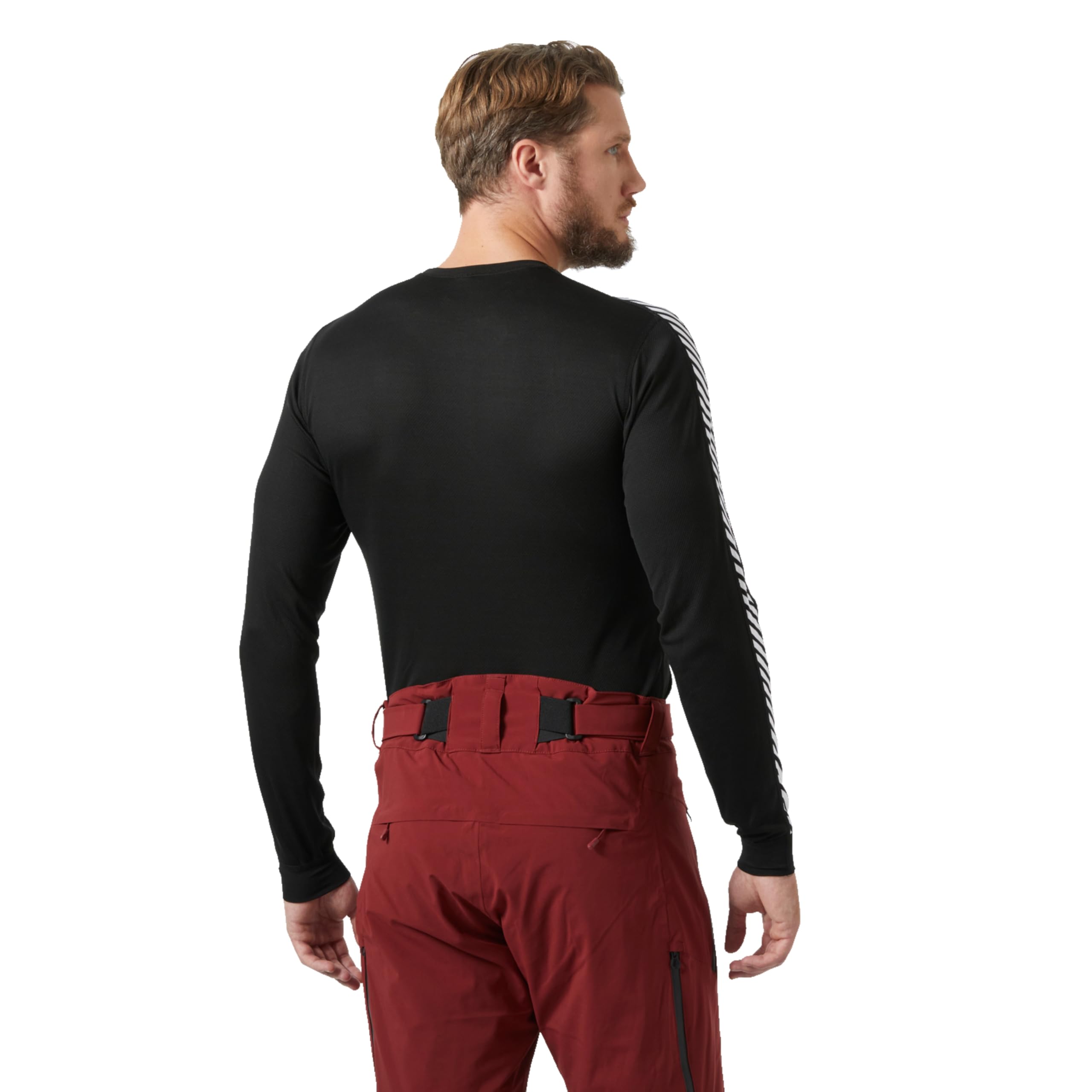 Helly Hansen Hommes HH Lifa Stripe Crew, Noir, M