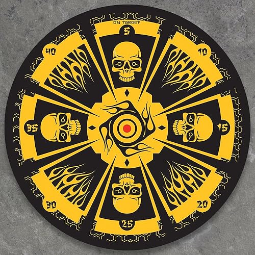 Miniatura 3 de Skull Master - Juego de cuchillos de lanzamiento y objetivo  12 cuchillos de lanzamiento de acero inoxidable, funda de nailon duradera, objetivo de