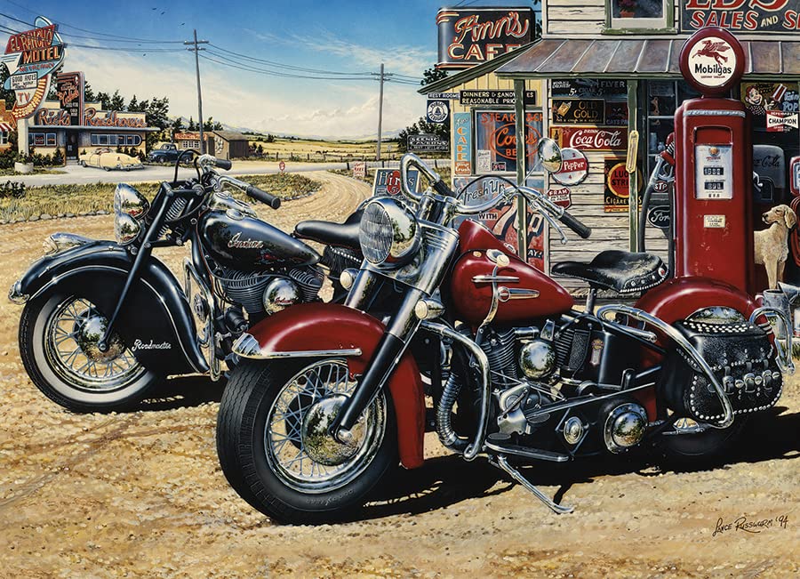 Cobble Hill 1000 Piece Puzzle - Two for The Road - Sample Poster Included