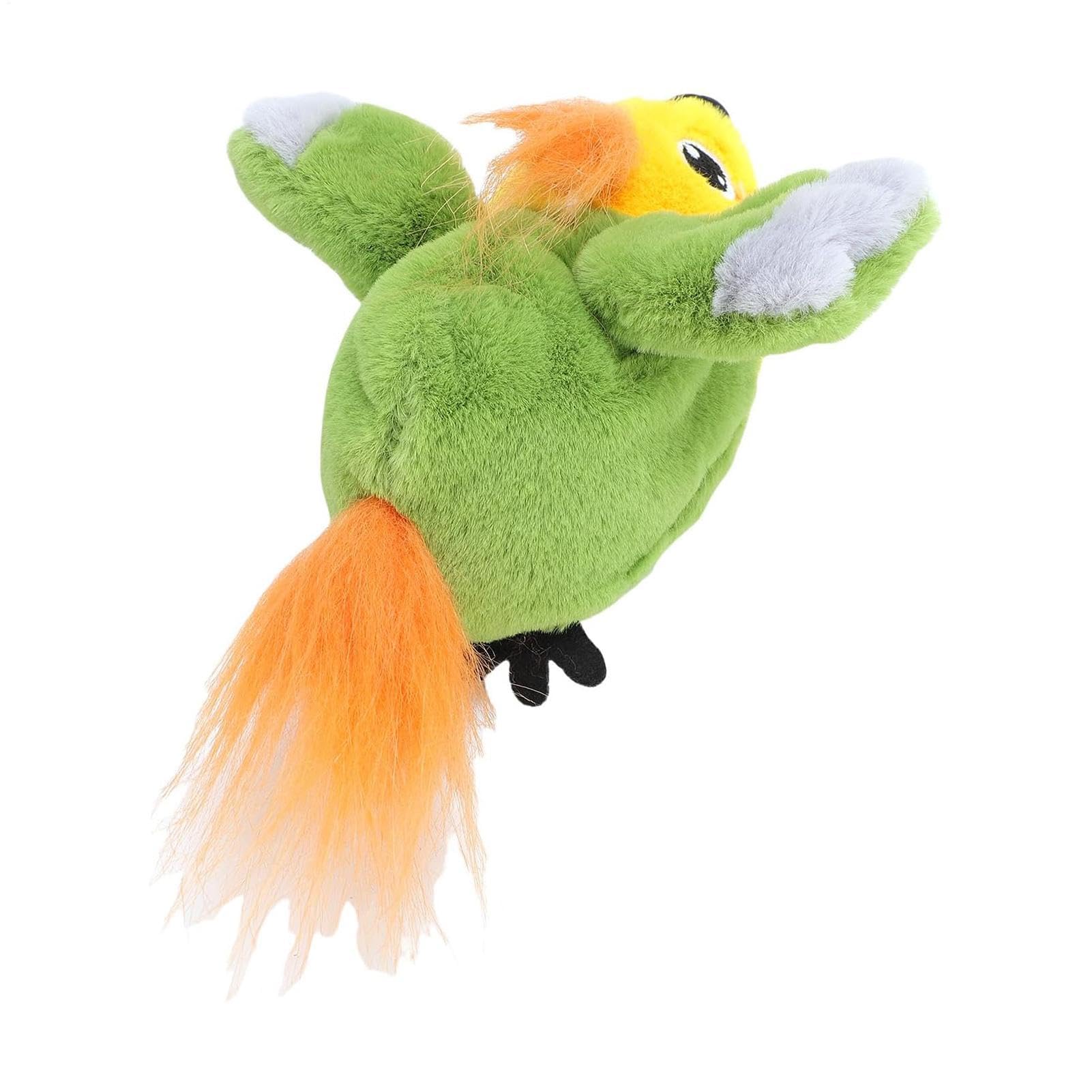 Jouet d'oiseau pour chat perroquet peluche interactif rechargeable intérieur