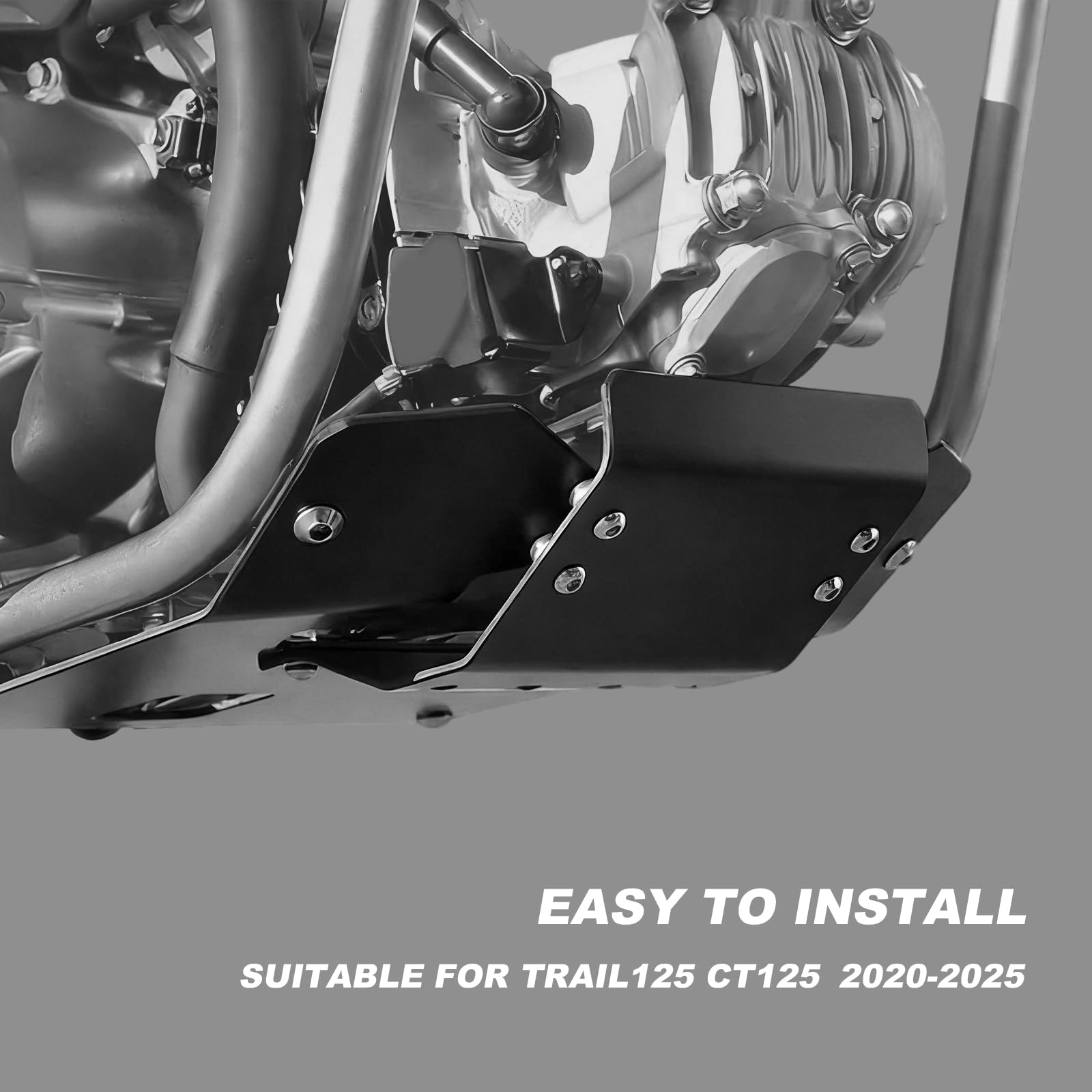Condition photo showing New/Like New for ct125 engine under guard belly plate protector motorcycle engine skid plate cover for ct125 2020-2025 2021 2022 2023 2024
