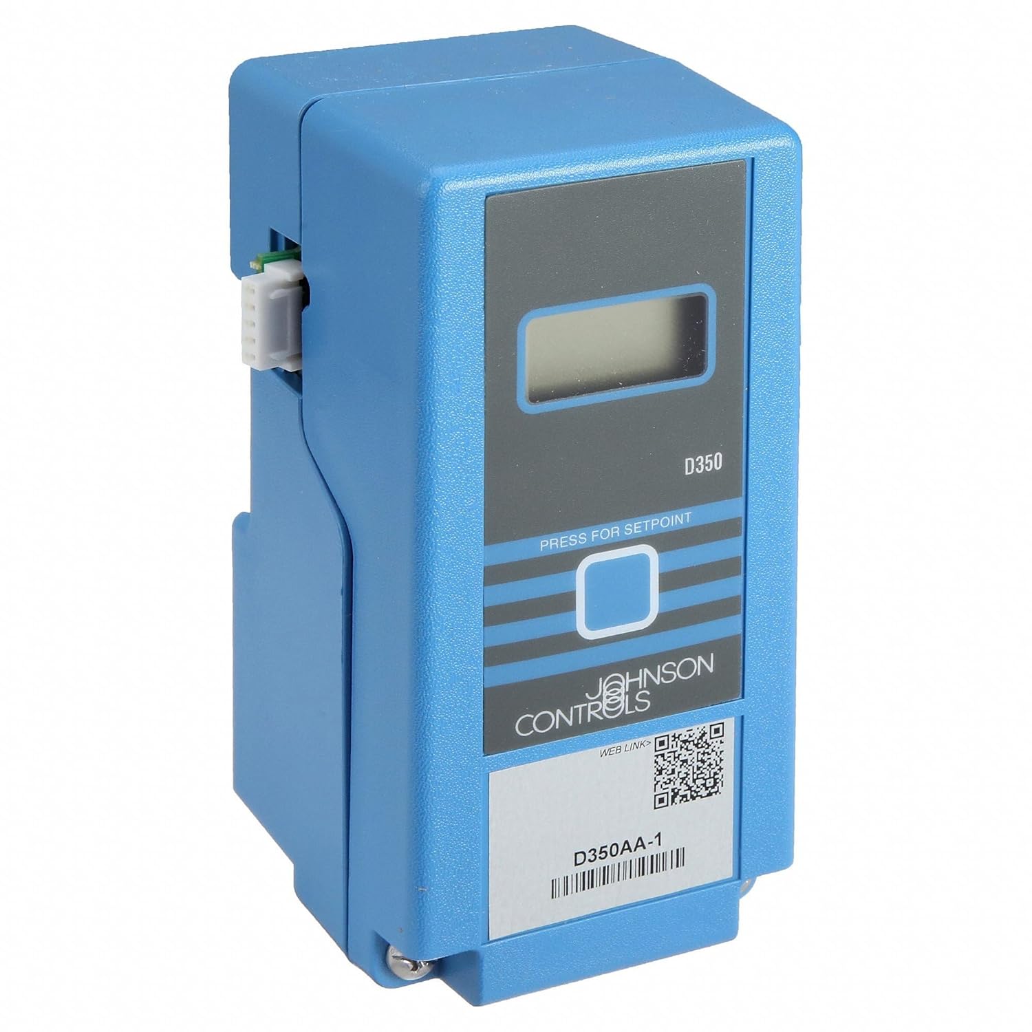 JOHNSON CONTROLS D350AA-1C 24 VAC, -30-250 Degrees FARENHEIT, Digital LCD, Temperature Display