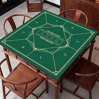 Quadratische Pokermatte, Texas Holdem für den eigenen Pokertisch, Pokertischauflage, Poker Matte (100 * 100 cm)