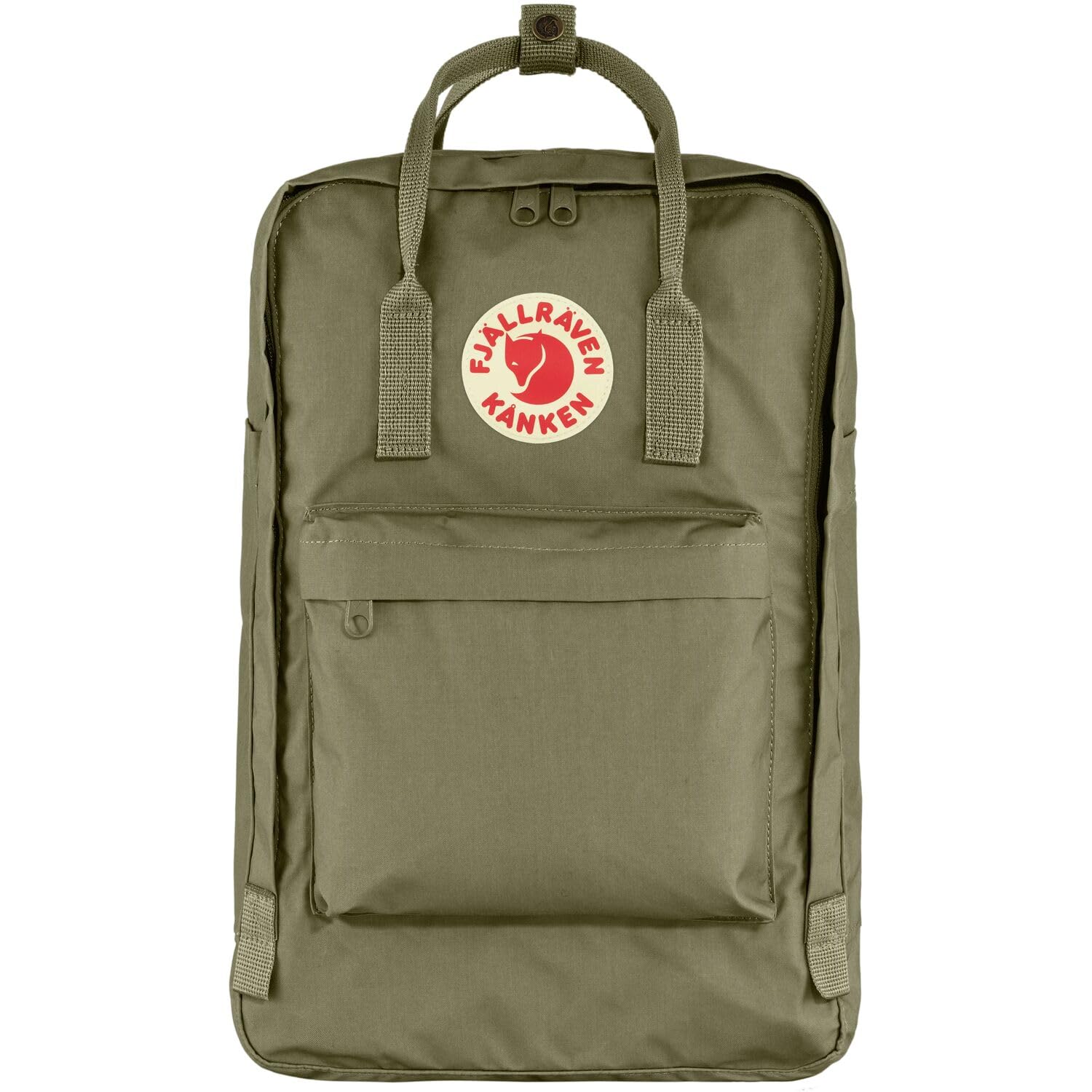 Fjällräven zaino per laptop con scomparto per laptop Kånken Laptop 17" Green oliva