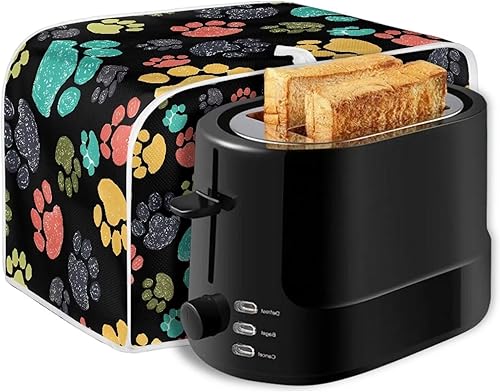 Miniatura 7 de Cubierta para tostadora de pan con patas de perro, cubierta duradera para tostadora, pequeña, lavable, protector para electrodomésticos de cocina,