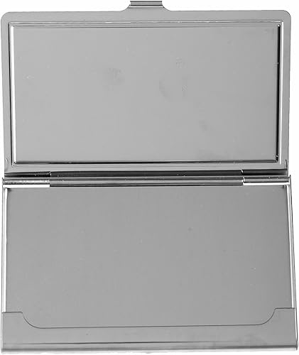 Miniatura 6 de Purely - Estuche para tarjetas de visita de cristal transparente de varios tamaños, hecho a mano, diseño de diamantes de imitación, 4.8 x 2.5 x 0.5