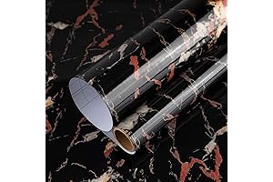 Jet Black Granite Contact Paper