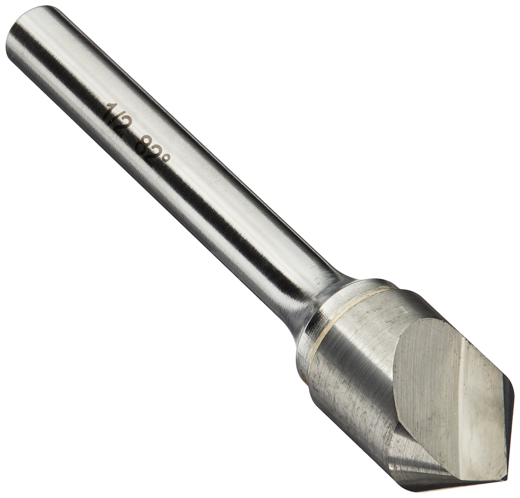 Kodiak Cutting Tools KCT118974 USA Made Solid Carbide Countersink, Single Flute, 82 Degree, 1/2" Diameter