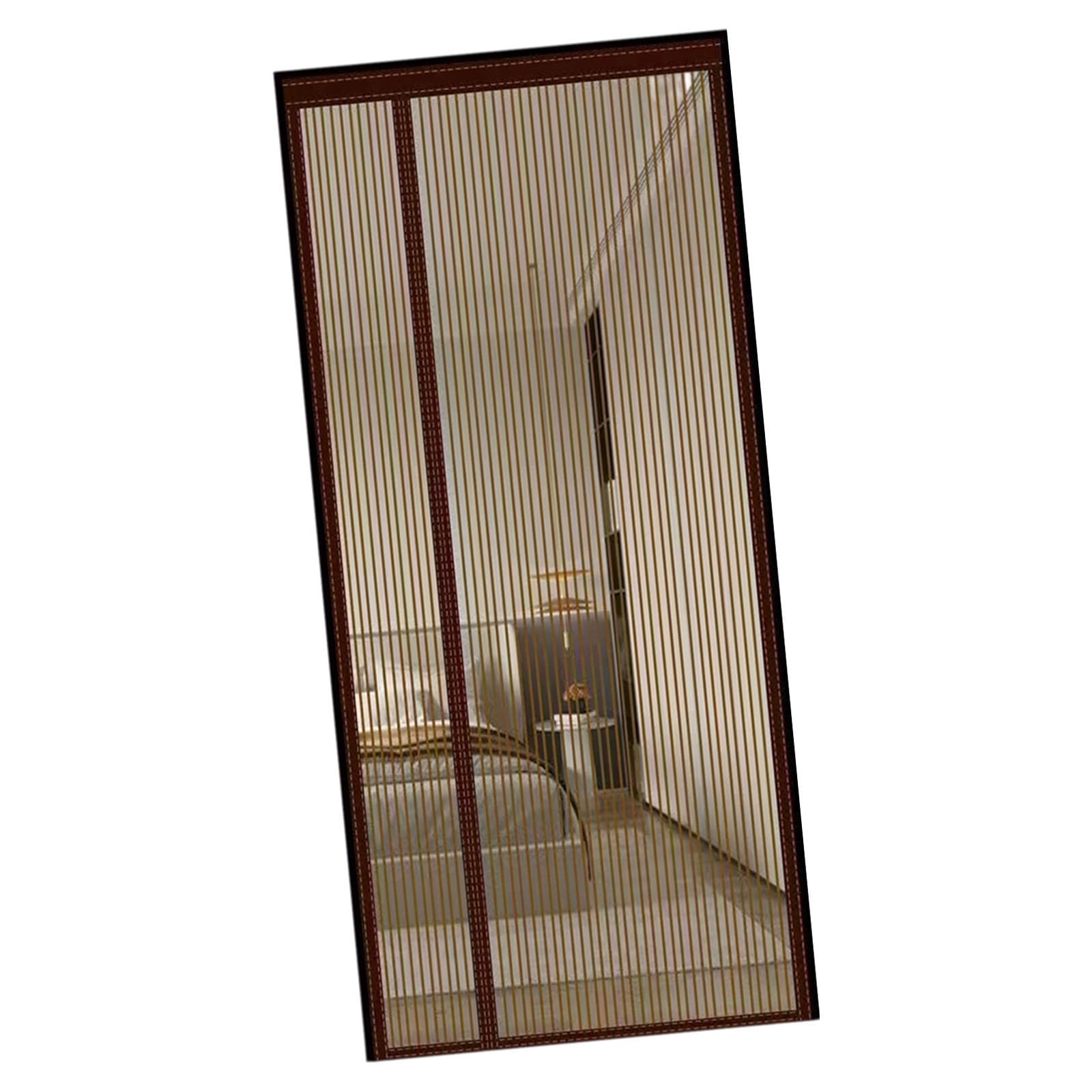 JAMIEKA Polyester Net Door Cover with Reinforced Border and Automatic Closing for Fly Control 90 X 210 Cm