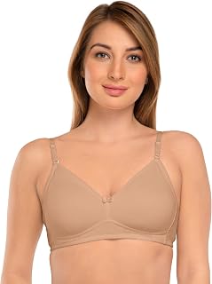 DAISY DEE Women's Girls Cotton Non-Padded Wirefree Seamless Full Coverage Comfortfit Everyday Use T-Shirt Bra - NDSZN Price In India