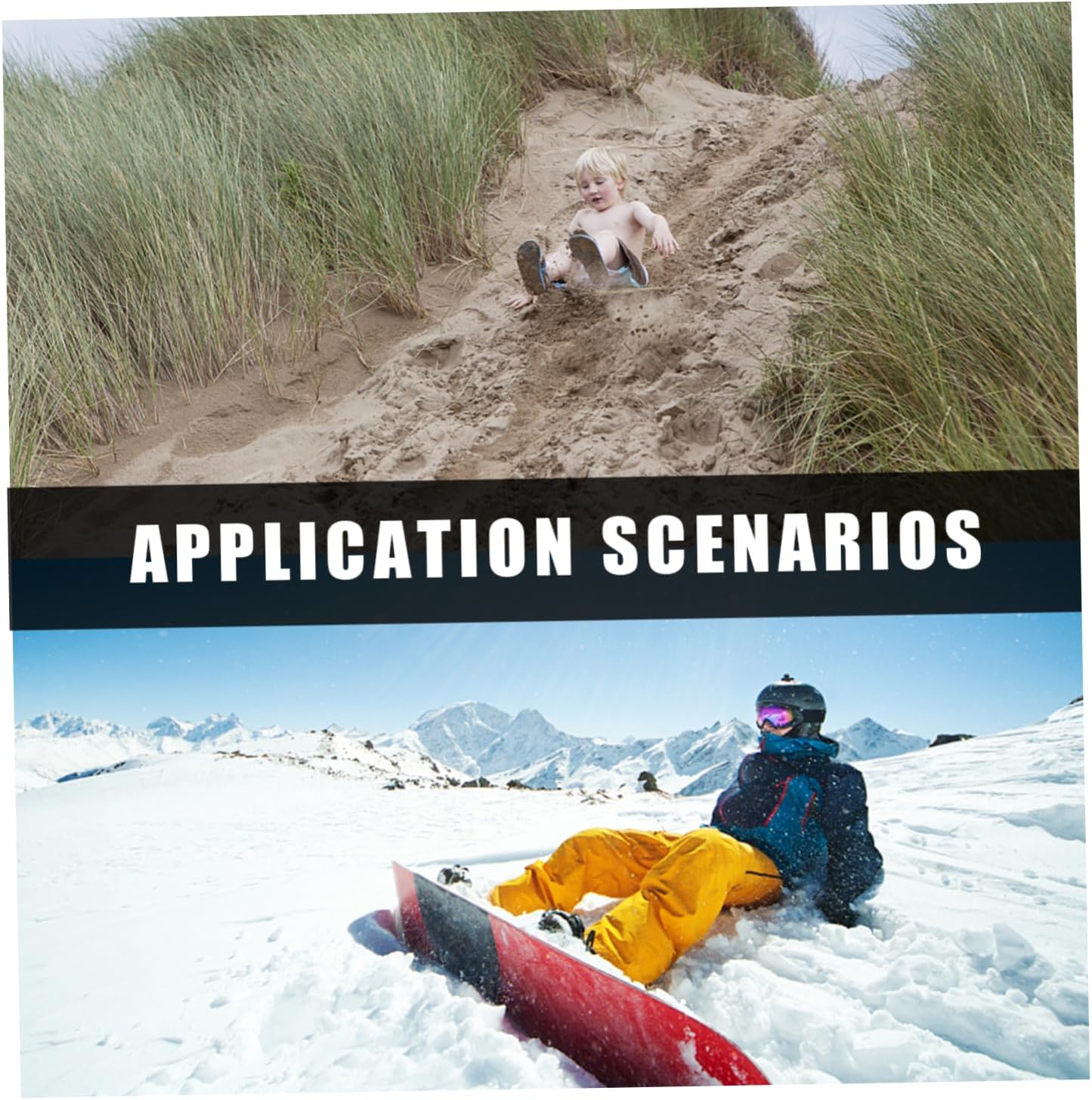 Grass Sled for Boys and Girls Snowboard Boys and Girls Sled Slider Thick Pad Easy to Clean