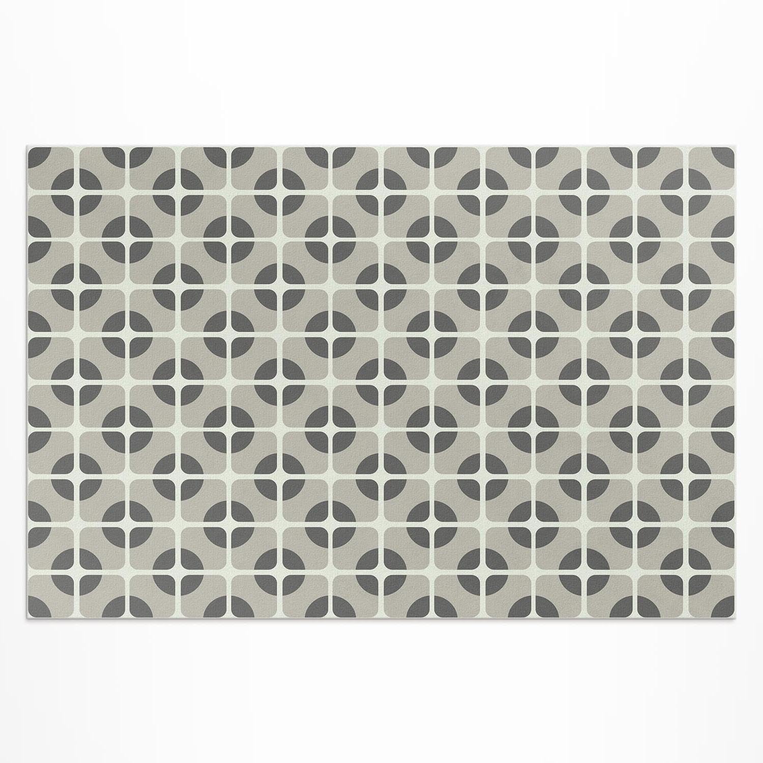 Tapis extérieur en PVC imperméable 120x180 idéal pour aménager un coin repas sur le balcon