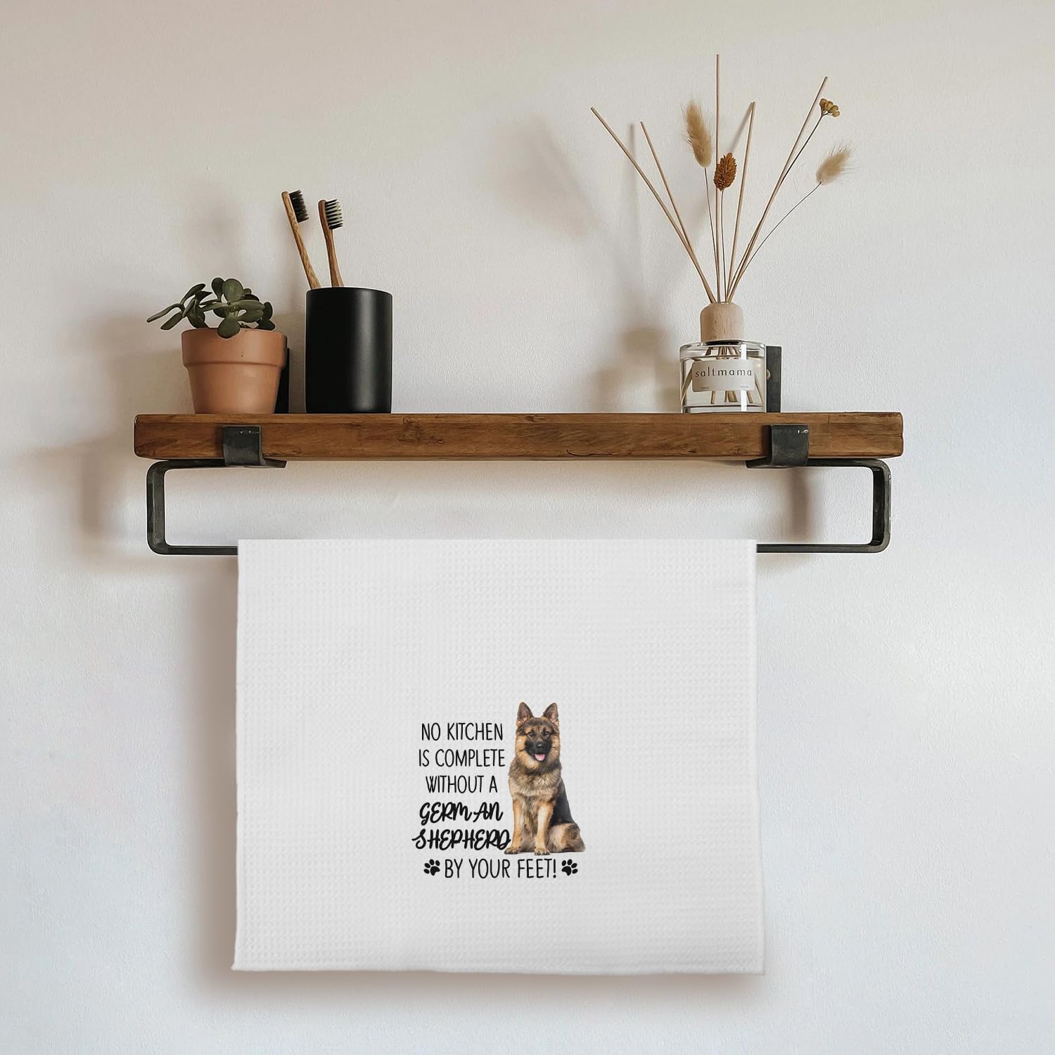 German Shepherd Kitchen Towels - German Shepherd Dog Gifts for Women & Moms, No Kitchen is Complete Without These 16x24 Hand & Dish Towels