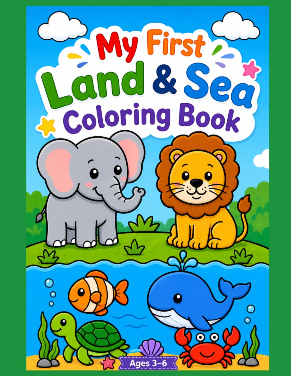 My First Land & Sea Coloring Book
