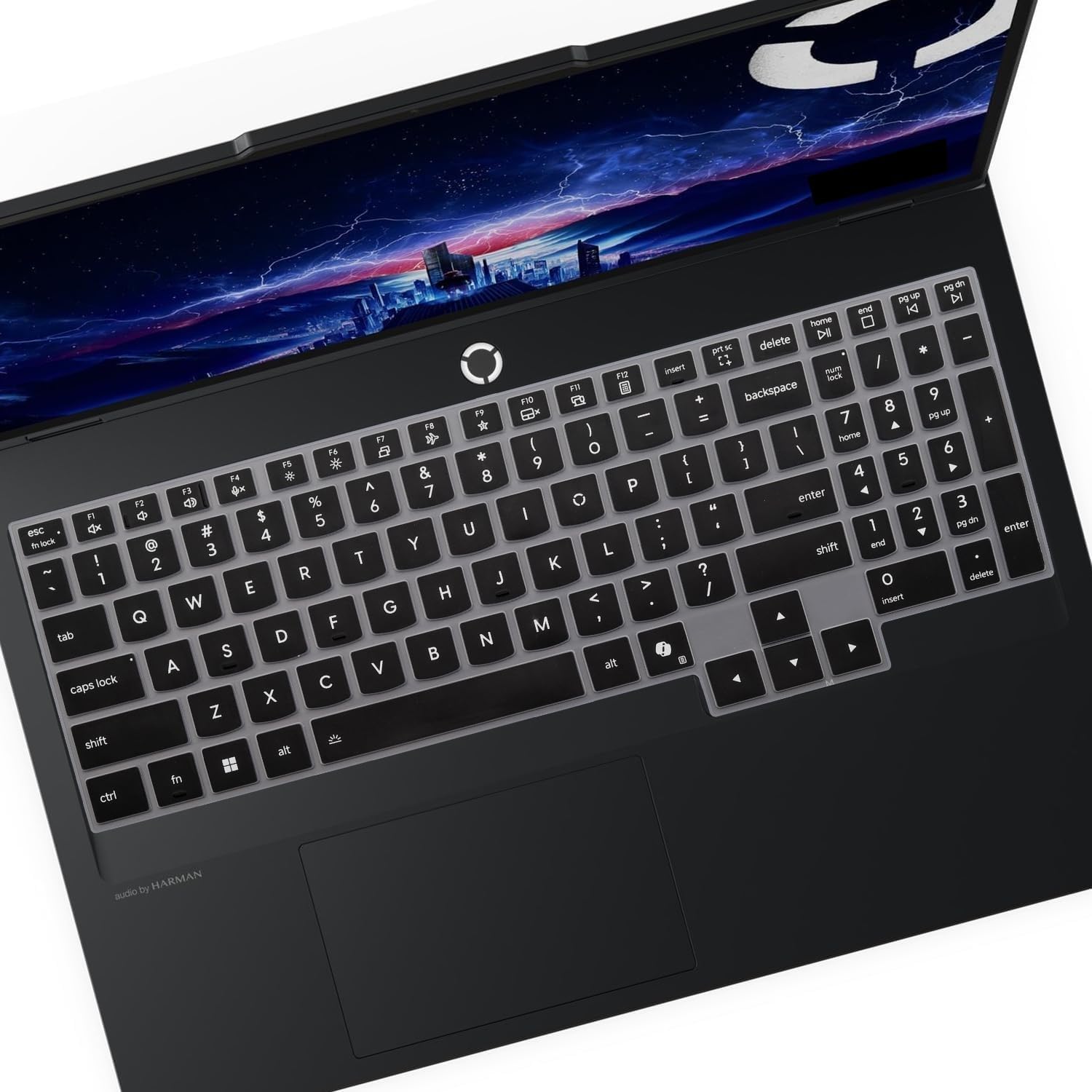 RAYA Silicone Keyboard Skin Cover for 2026 Lenovo Legion Pro 5 & Legion Pro 7 16inch Laptops (Black)