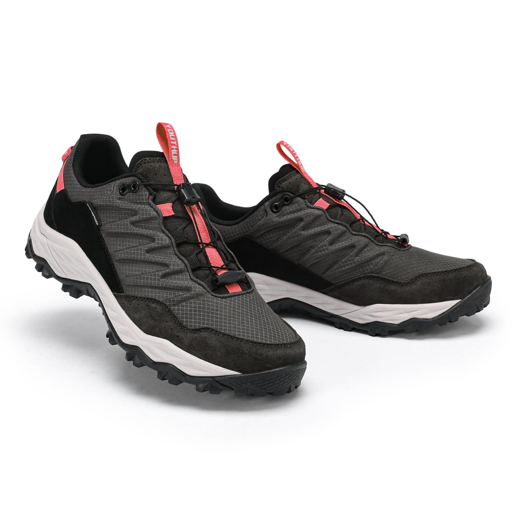 YOUTHUP Herren Wanderschuhe wasserdichte Low Freizeit Sportschuhe | Urban-Outdoor Style, Leicht & Atmungsaktiv für Langlebigkeit, Wasserdicht & Rutschfest für Trail