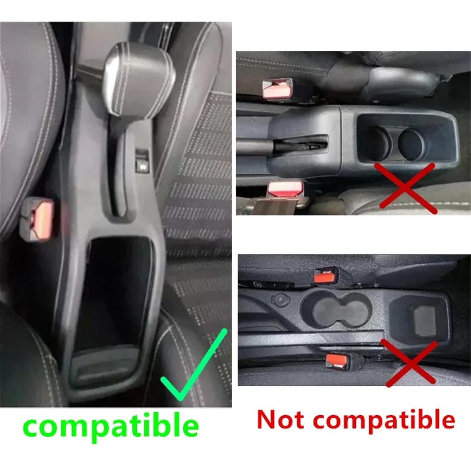 Reposabrazos Central Para Peugeot 2008 2012-2018, Reposabrazos Caja De Almacenamiento Para Coche Con Carga USB Apoyabrazos capa Doble Caja(A Black white 3USB)