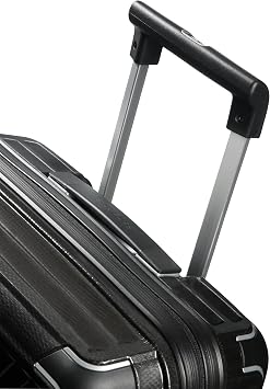 Samsonite Lite-Box Suitcase, Black/White, 55 cm, Classic
