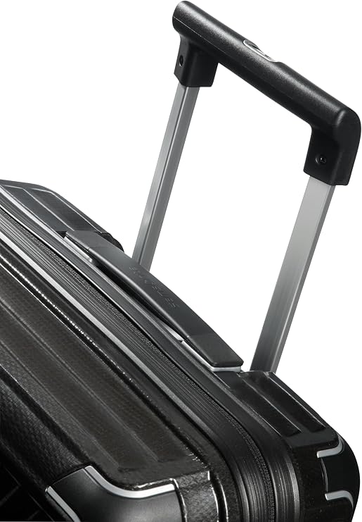 Samsonite Lite-Box Suitcase, Black/White, 55 cm, Classic