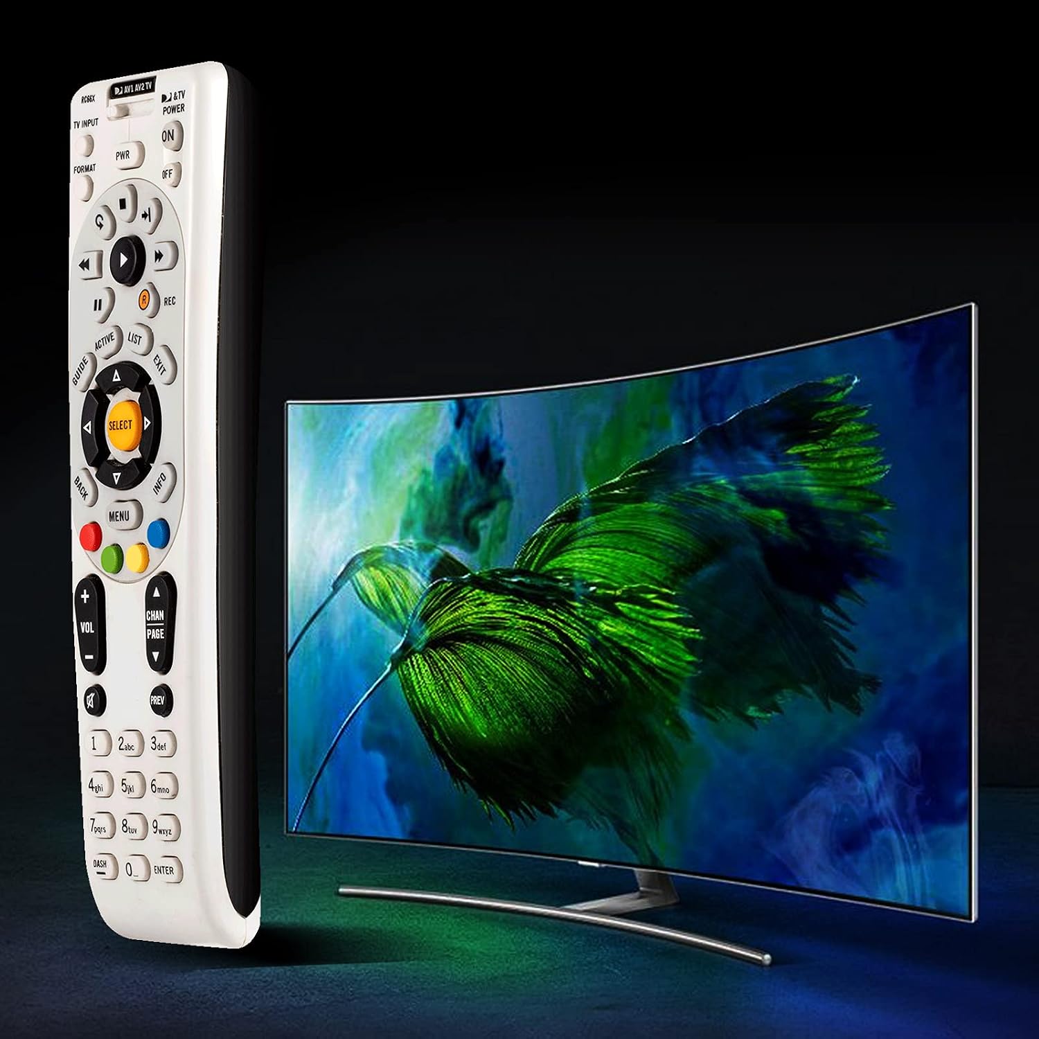 Universal IR RC66X Replacement Remote Control for Directv RC66 RC66X RC66RX RC65 RC64 H24 Hr24 H25 R16 D12 (Not for RF Function)