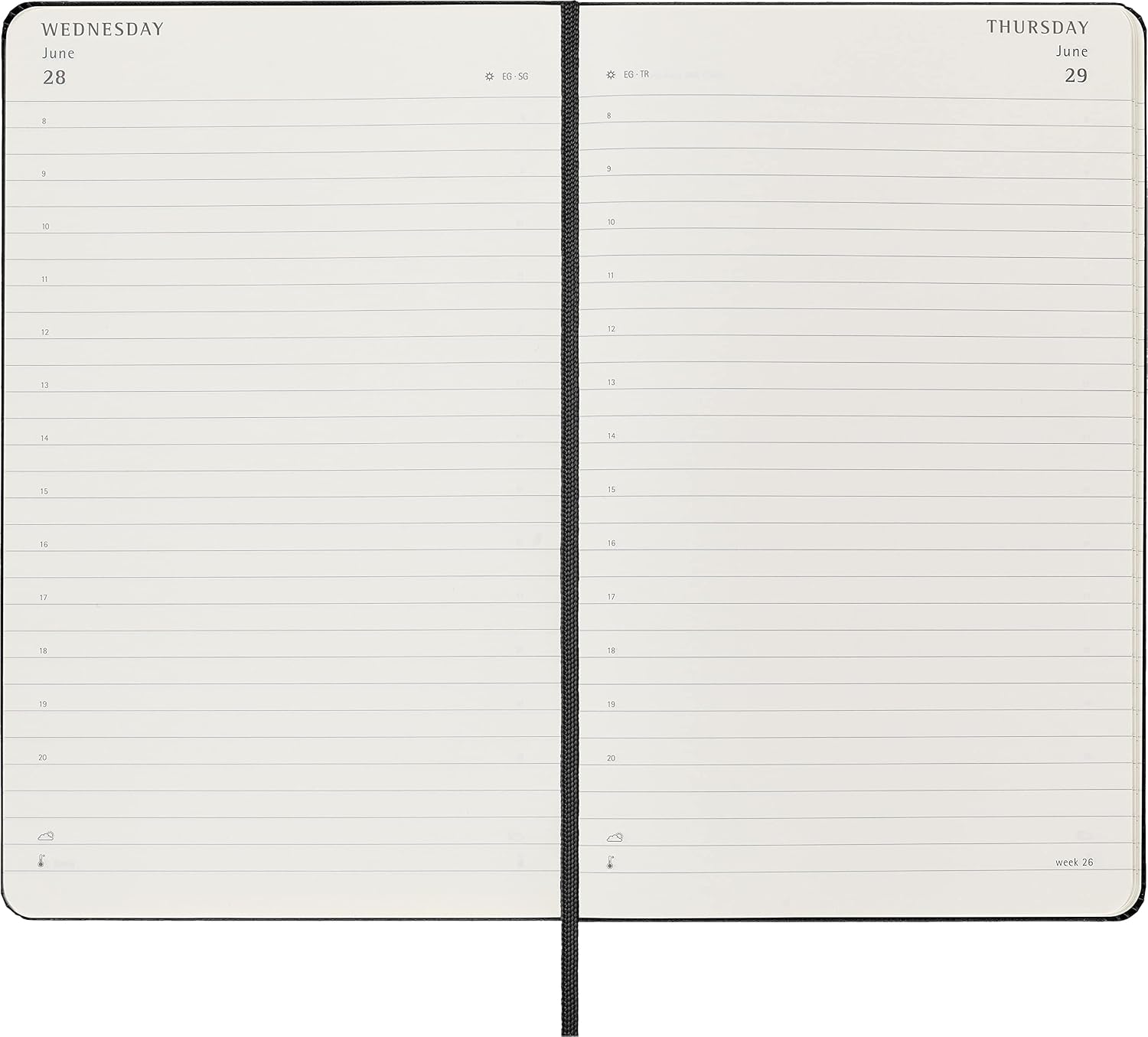 MOLESKINE 2023 12MONTH DAILY LARGE HARDC - Image 4