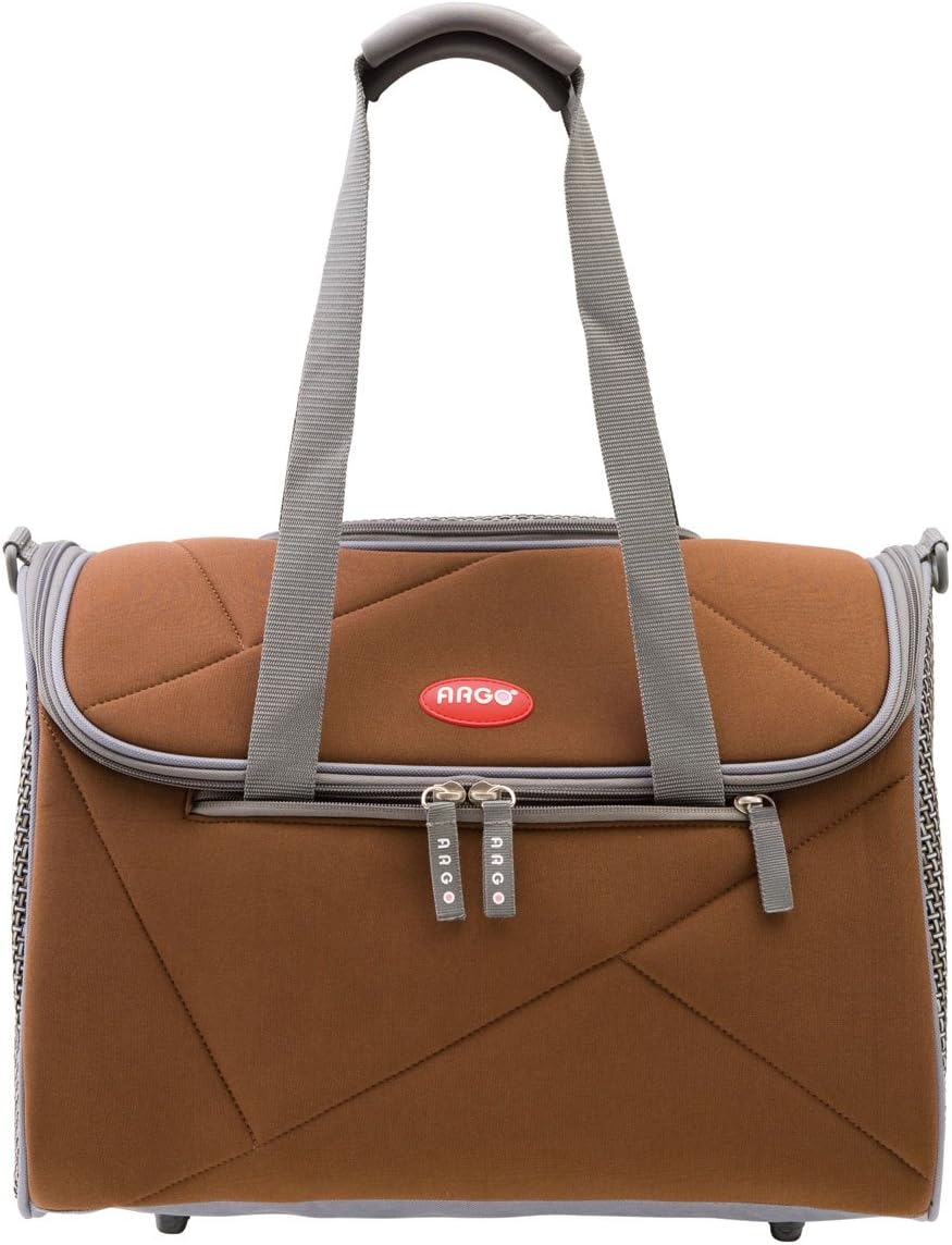 Argo by Teafco Pet Avion Airline Approved Pet Carrier, Chocolate Brown, Medium