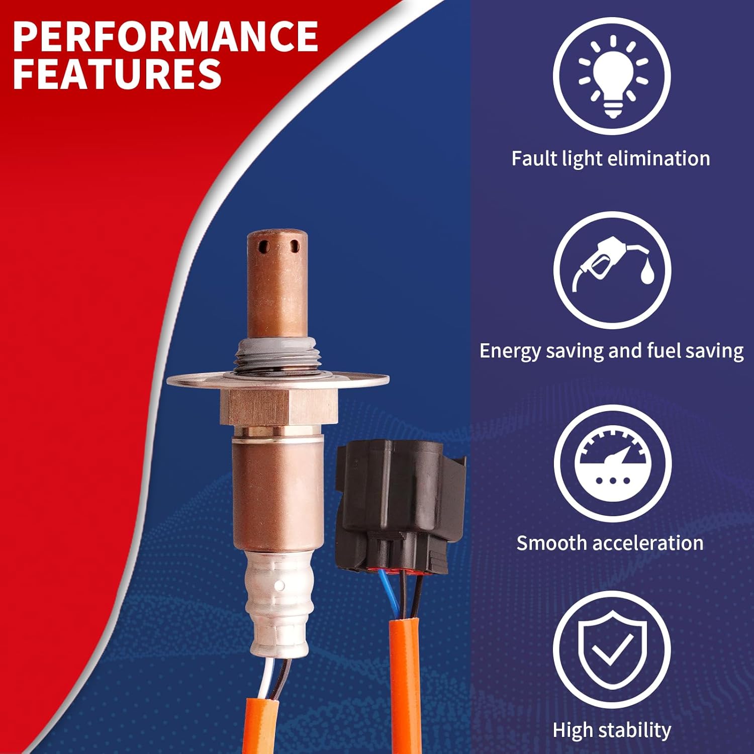 Oxygen O2 Sensor Heated Air Fuel Ratio Upstream 234-9123 Compatible with Subaru 06-09 Outback Legacy 06-10 Forester 06-11 Impreza Sport 2006 SAAB 9-2X 2.5L-H4 Replace 22641-AA360