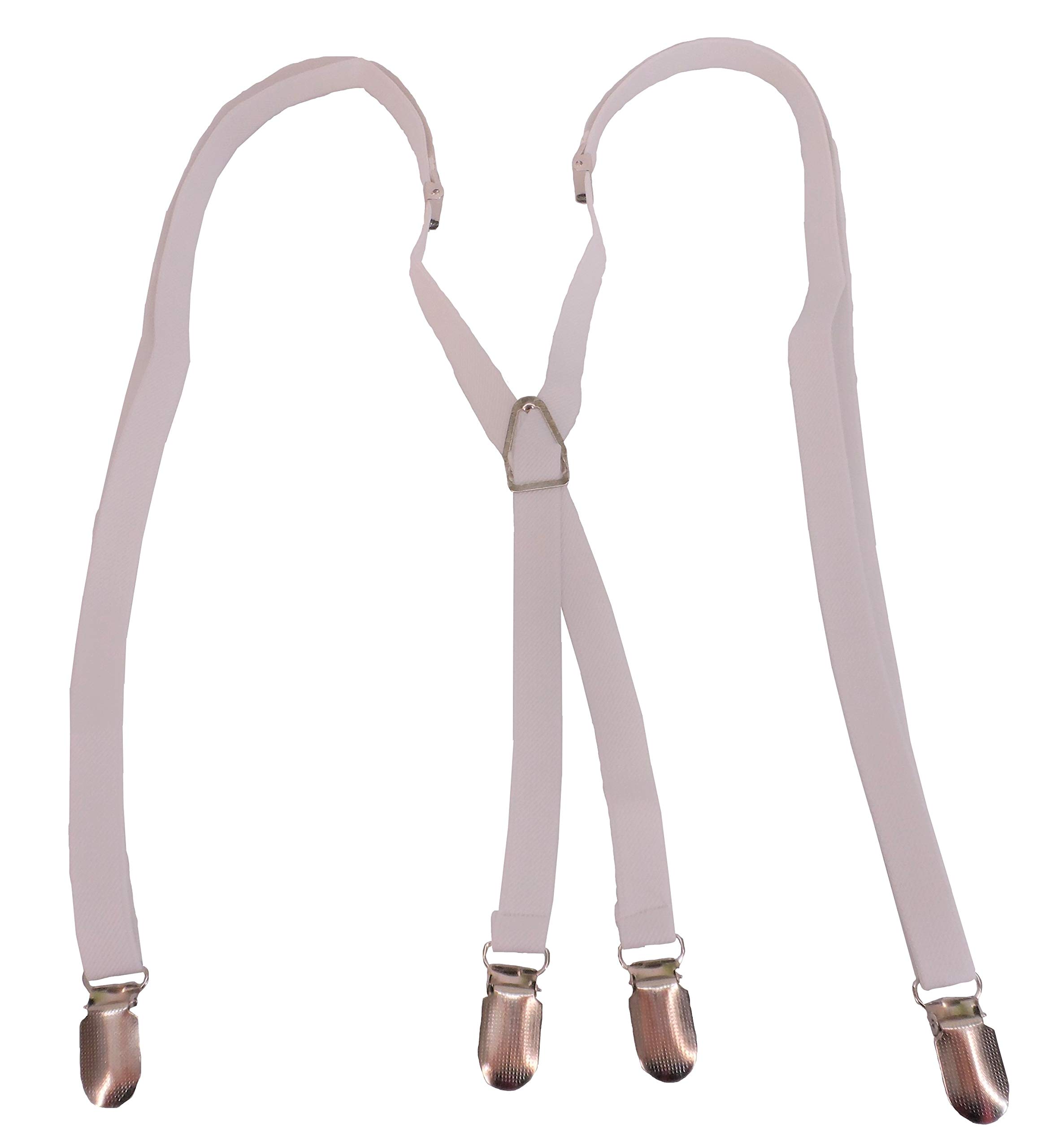 Mazeys Mens 1/2 Inch Braces (White X Back)