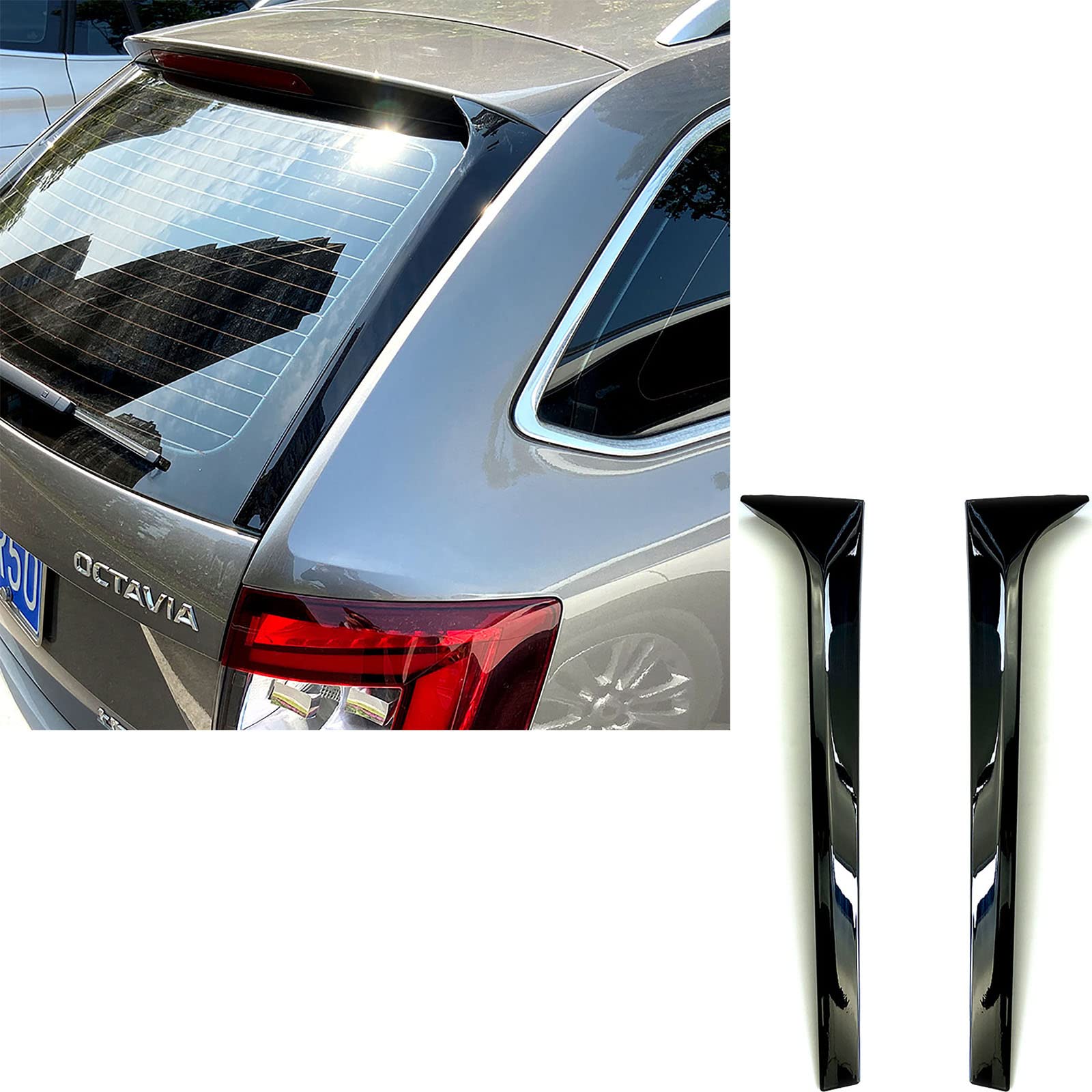 Garniture séparateur aile latérale de voiture pour déflecteur Skoda Octavia Estate