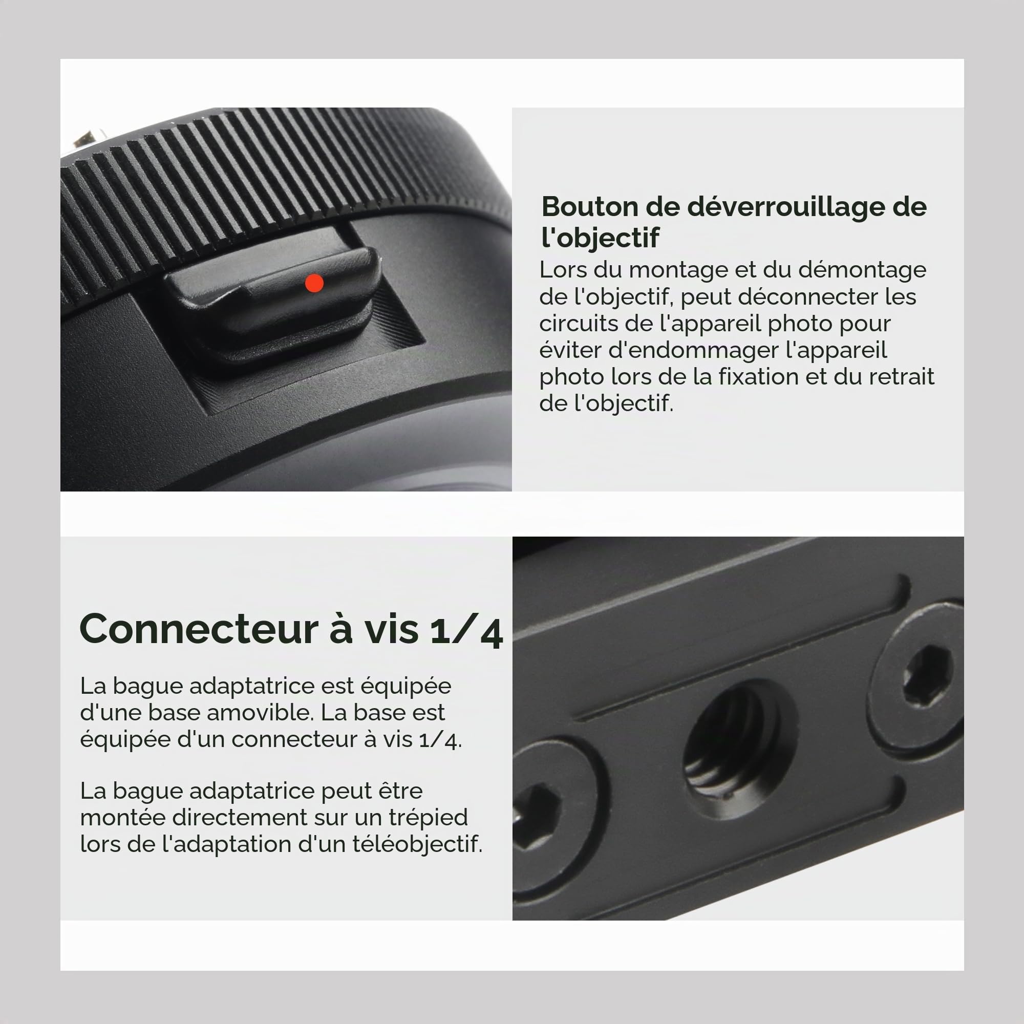VILTROX NF-M43X Bague Adaptateur Monture pour Nikon F Monter Oobjectif 0,71 X Speed Booster à Micro 4/3 M43 G1 G2 G3 GH1 GH2 GF1 GF2 GF3 GF7 G10,