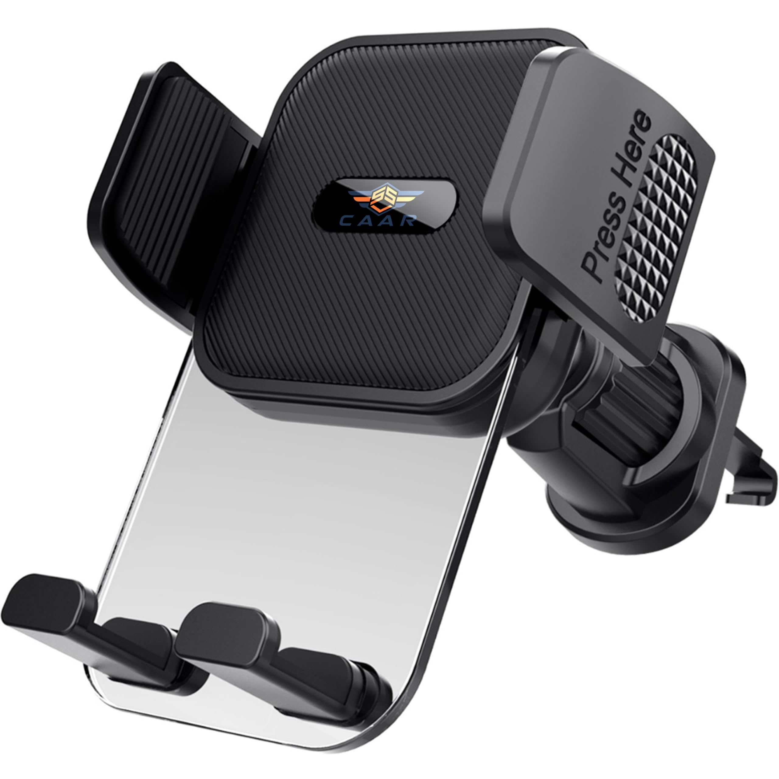 SSVCAAR® Air Vent Car Mobile Holder, 360° Rotatable Mobile Holder for Car, Secure AC Vent Phone Mount Compatible with iPhone, Samsung, OnePlus & All Smartphones