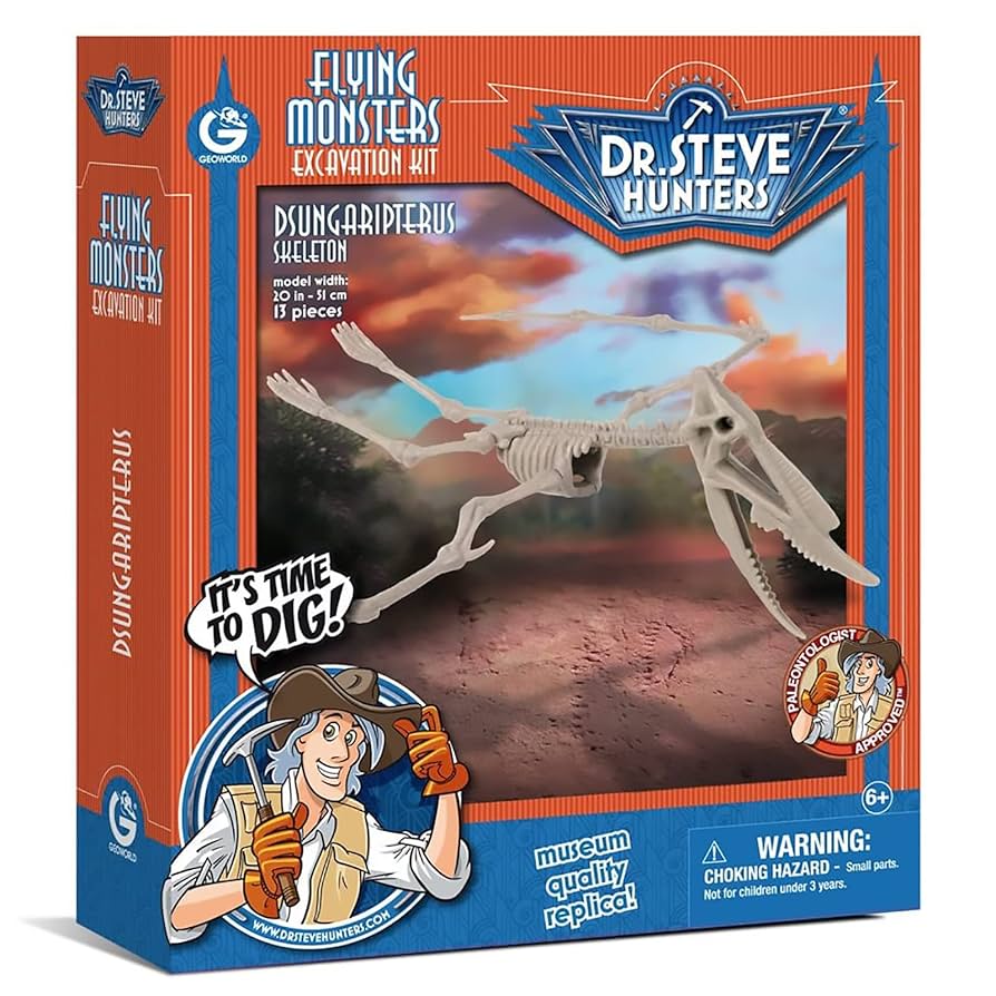 Amazon | Geoworld 翼竜 発掘キット ズンガリプテルス CL1682K