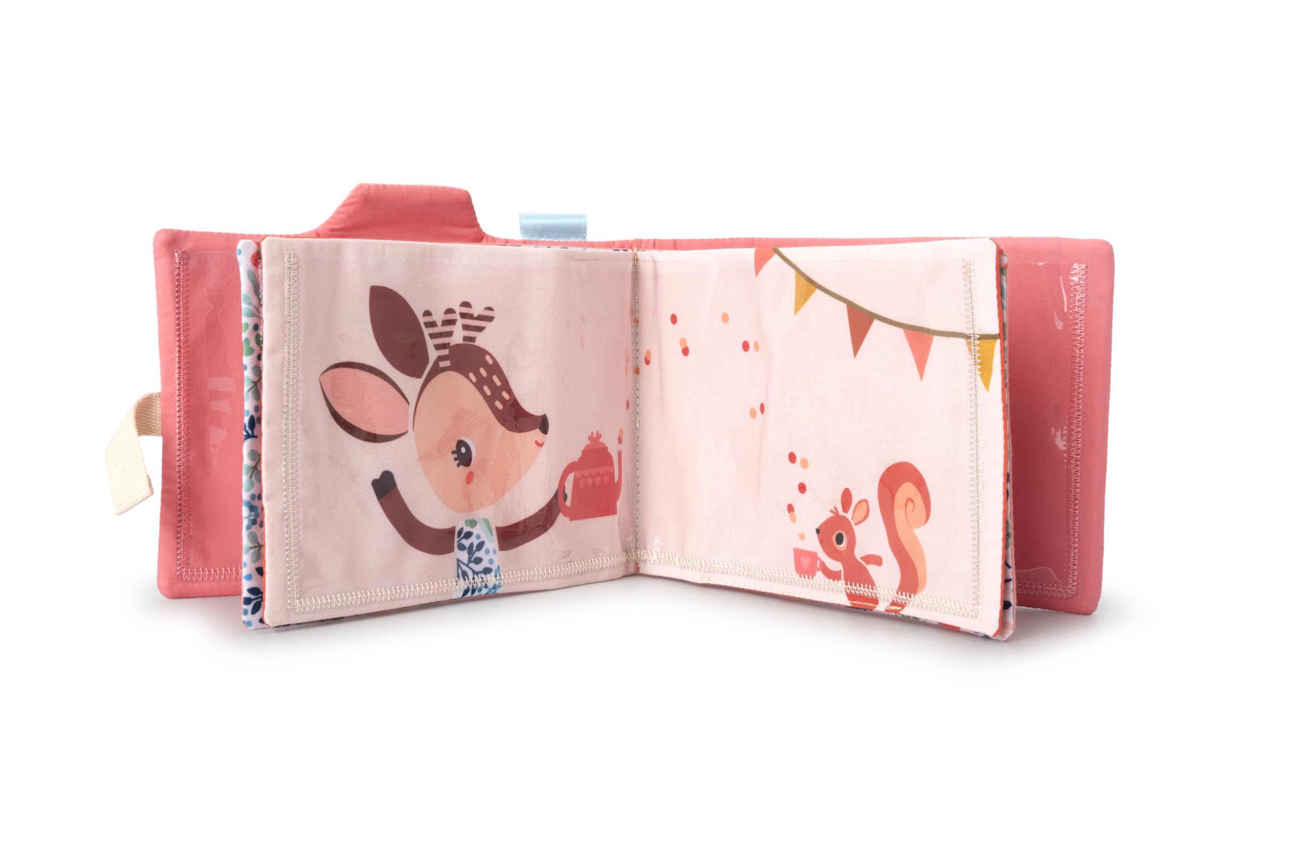 LILLIPUTIENS - Album Fotografico per Neonati Stella Il Cerbiatto - 10 Tasche per ricordi - Ideale per l’Asilo o Una gita in Famiglia - Divertirsi imparando - Copertina Personalizzabile - dai 3 Mesi