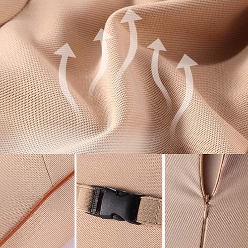 Miniatura 6 de Almohada de apoyo para el cuello del asiento del automóvil, espuma viscoelástica + tela transpirable, almohadilla de apoyo para la cabeza para