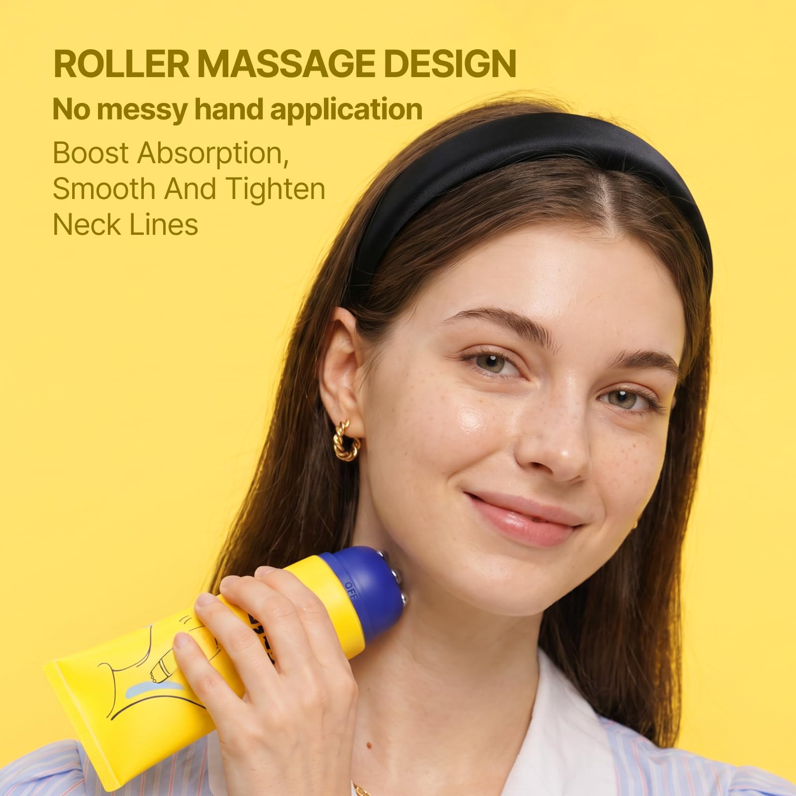 Z:SEA Neck Firming Cream with Massage Roller