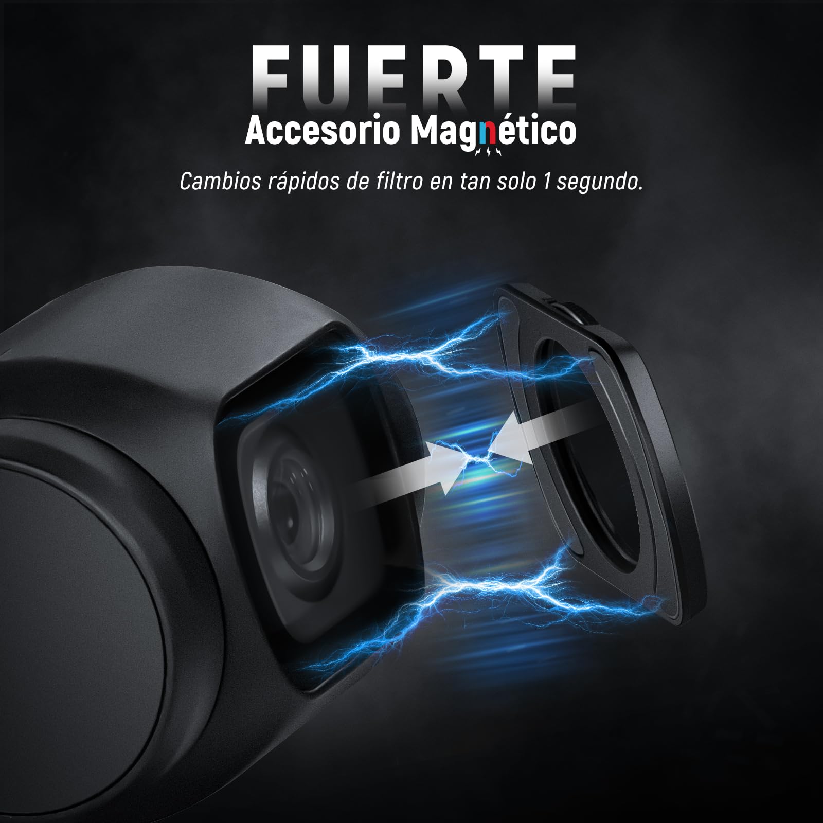 NEEWER Kit de Filtro Magnético Compatible con dji OSMO Pocket 3 / Pocket 4 / Xtra Muse,4 Pack Filtro Polarizador y Densidad Neutra ND16 ND64 ND256 Accesorios Vidrio Óptico HD Multicapa/Marco Aluminio