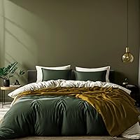 Vista 9 de White Classic Funda de edredón blanca tamaño King, funda de edredón de microfibra con cremallera, juego de 1 funda de edredón de plumón con 2 fundas