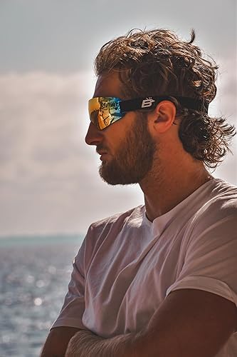 Miniatura 3 de Birdz Gafas de parasailing con lente de espejo rojo ReflecTech de una pieza