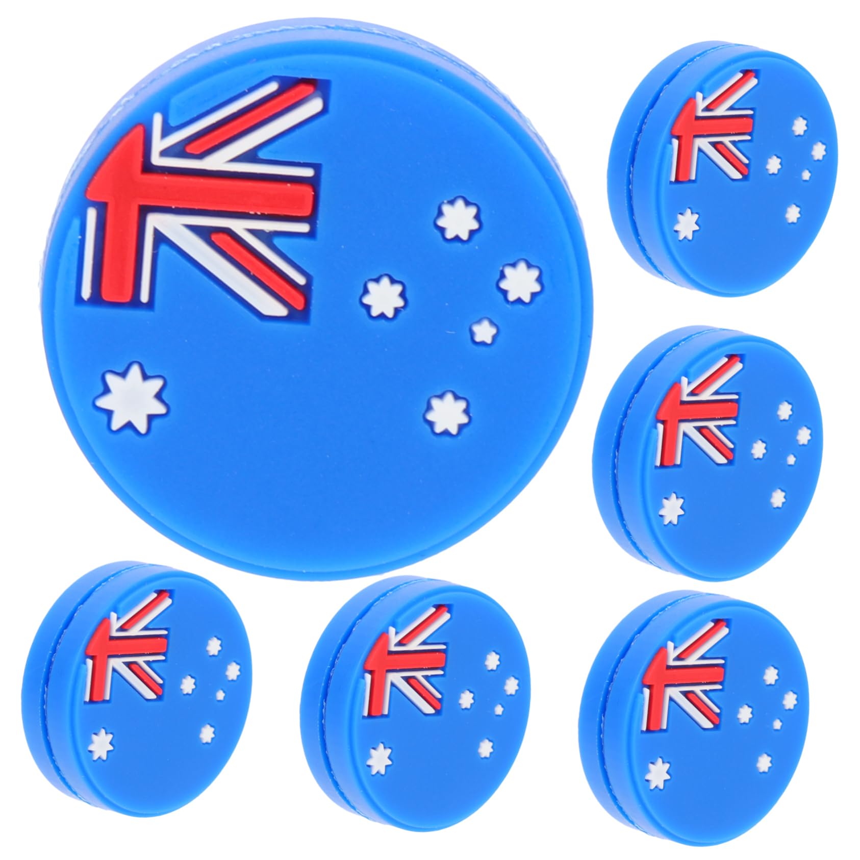 Totority 6Pcs Tennis Shock Absorbers Lightweight Racket Dampeners for Enhanced Control for All Tennis Rackets Portable and Easy to Install for Players Seeking