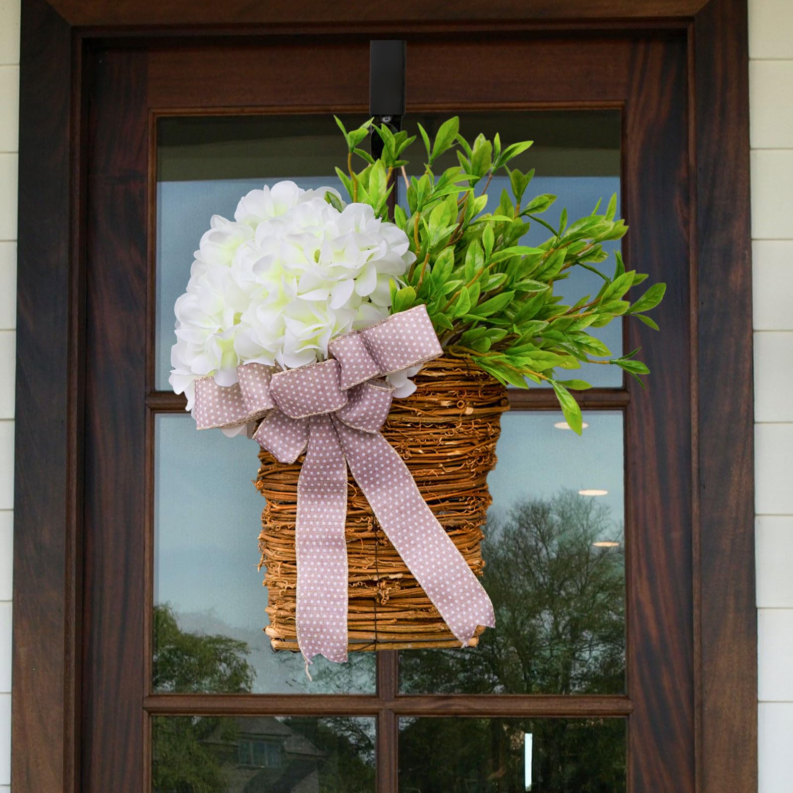 Hydrangea Wreath for Front Door - 18